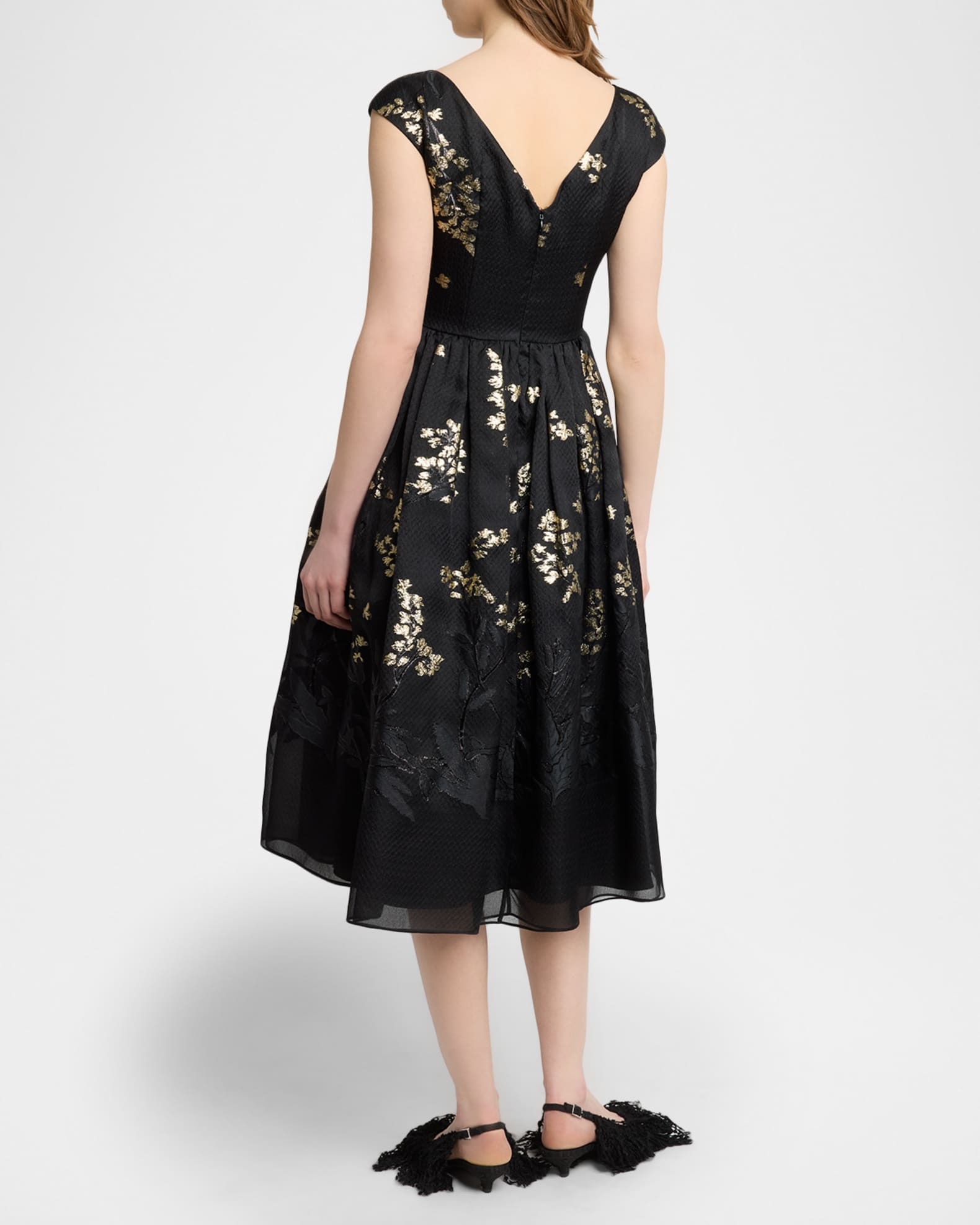 cap sleeve midi dress formal Kate Cap Sleeve Midi Dress