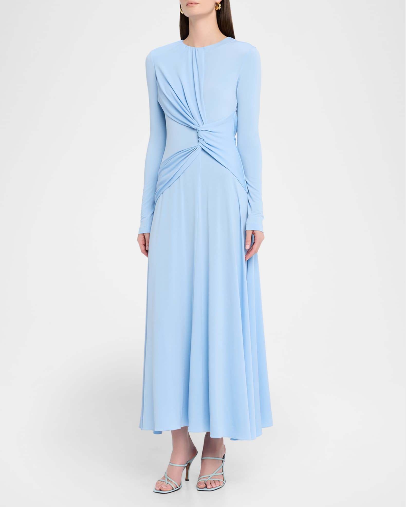 Prabal Gurung Women's Jersey Twist-Front Cocktail Dress - Blue - Size XS