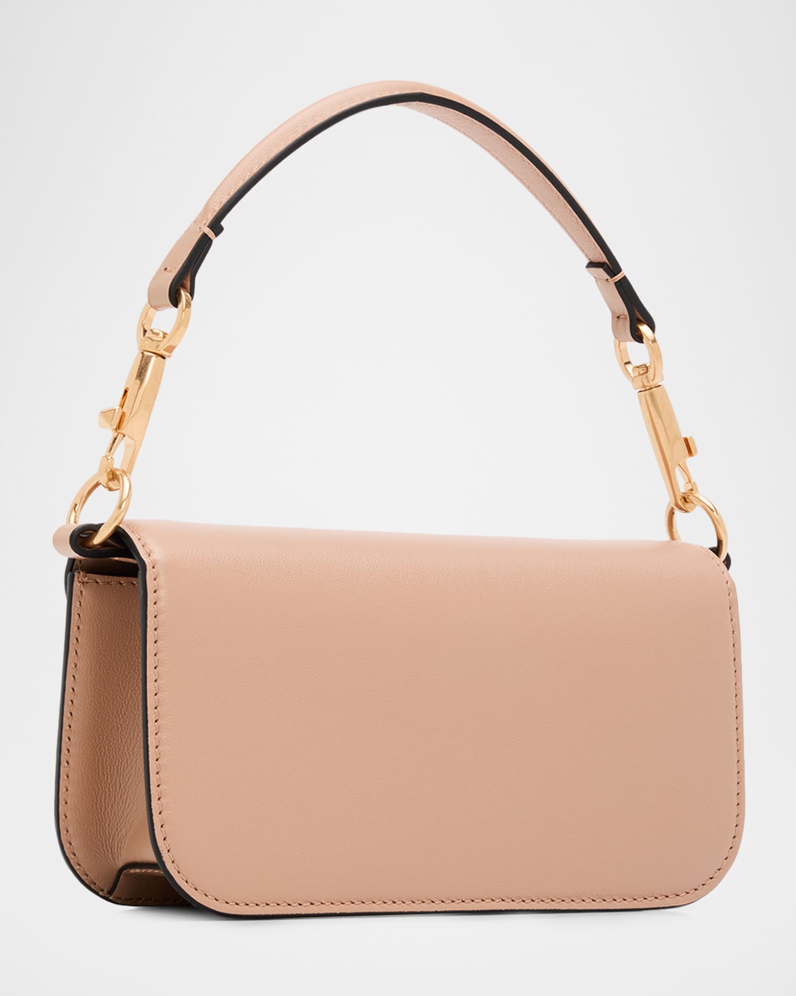 Valentino Garavani Loco Small Leather Shoulder Bag with Jewel VLogo ...