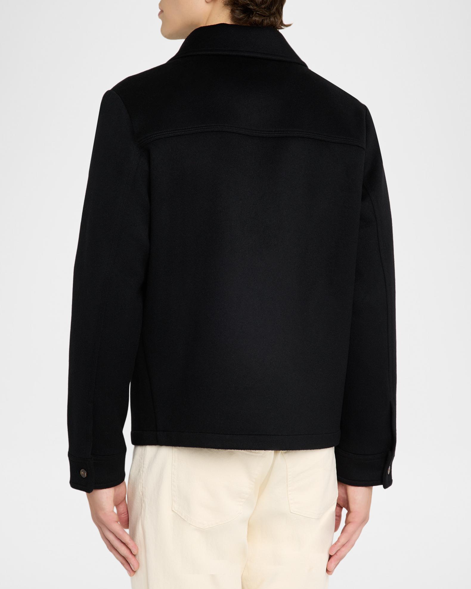 Veste En Cuir Style Biker Neiman Marcus - Manches 3/4 - Taille 14 - Noir - Coton élastique
