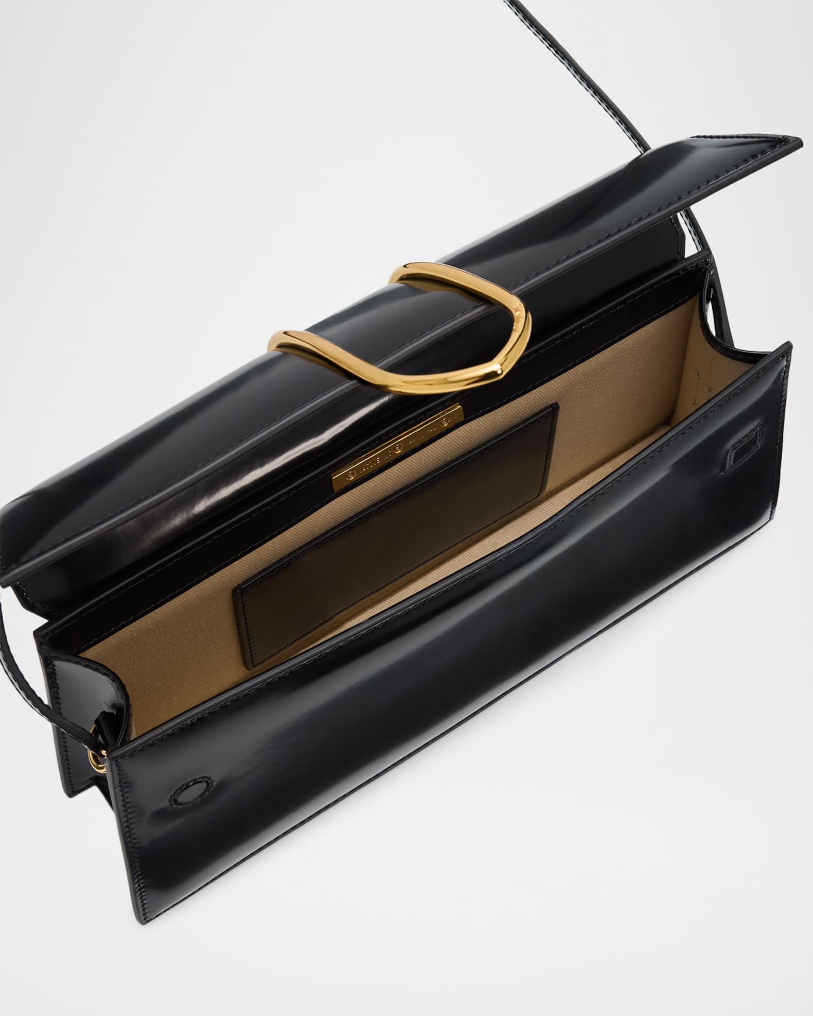 Jacquemus The Bambino Long Leather Shoulder Bag | Neiman Marcus