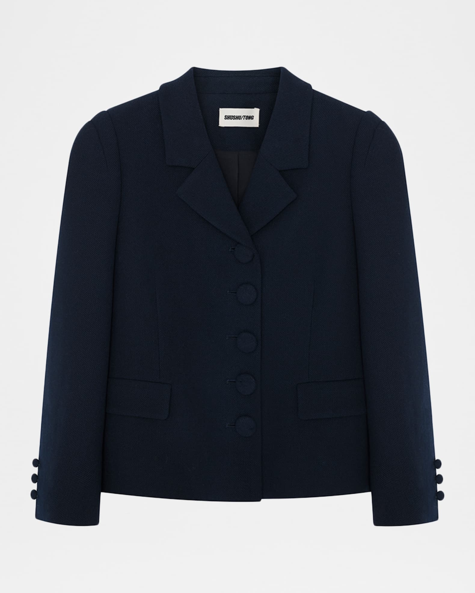SHUSHU/TONG Short Wool-Blend Jacket | Neiman Marcus