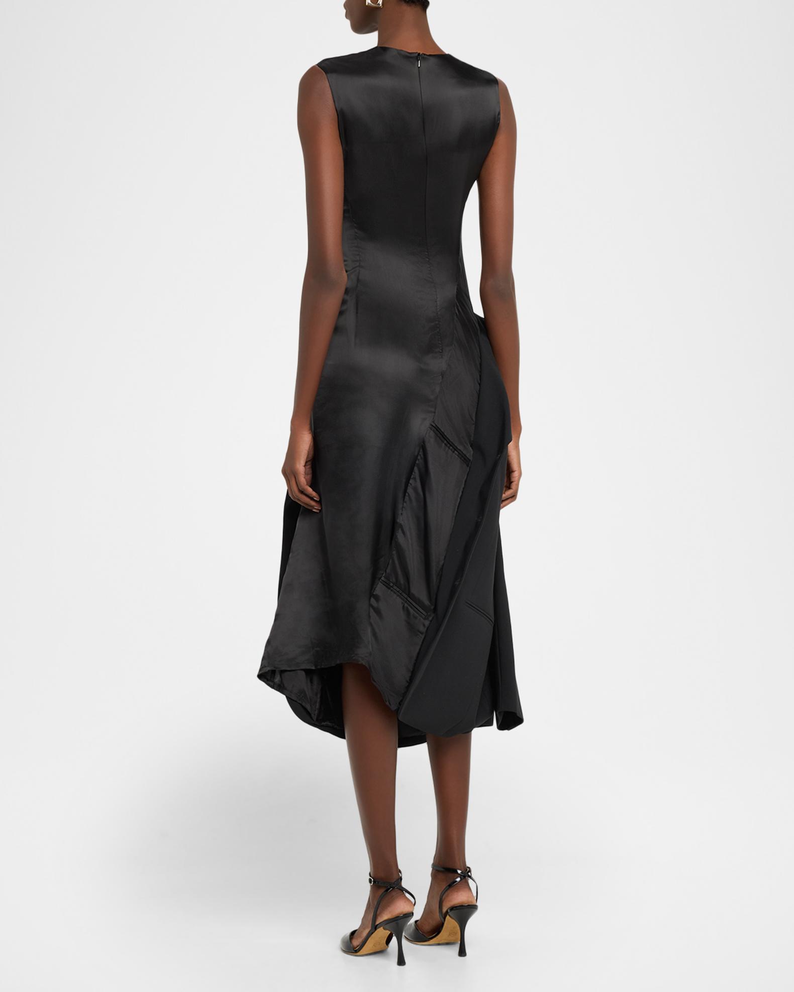 suit midi dress Black Blazer Tailored Midi Dress  self-portrait-US