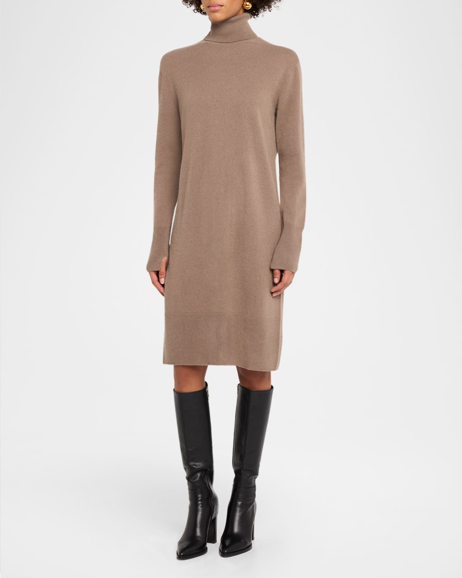 Joseph Turtleneck Cashmere Sweater Dress | Neiman Marcus