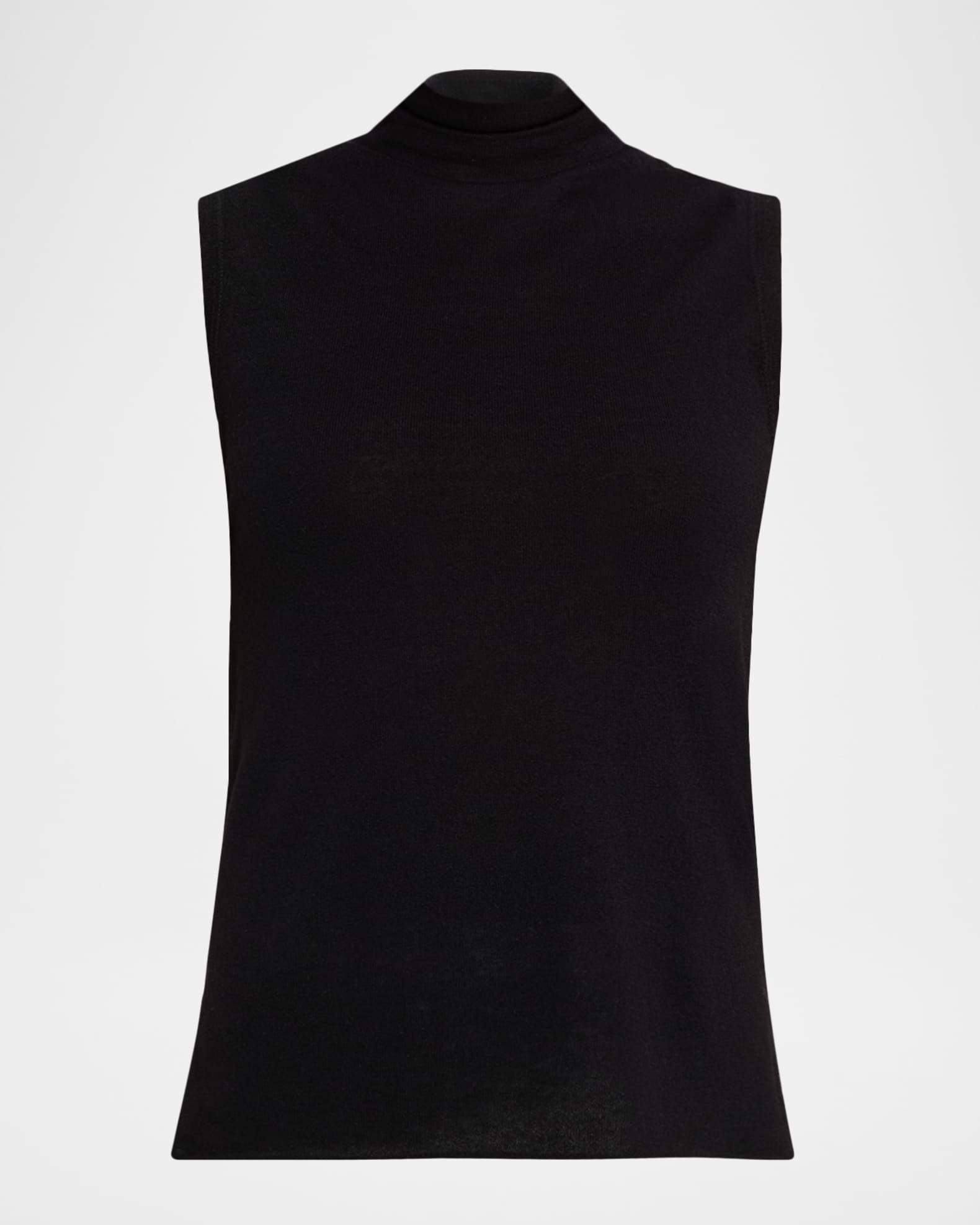 Majestic Filatures Machine Washable Cashmere Sleeveless Turtleneck