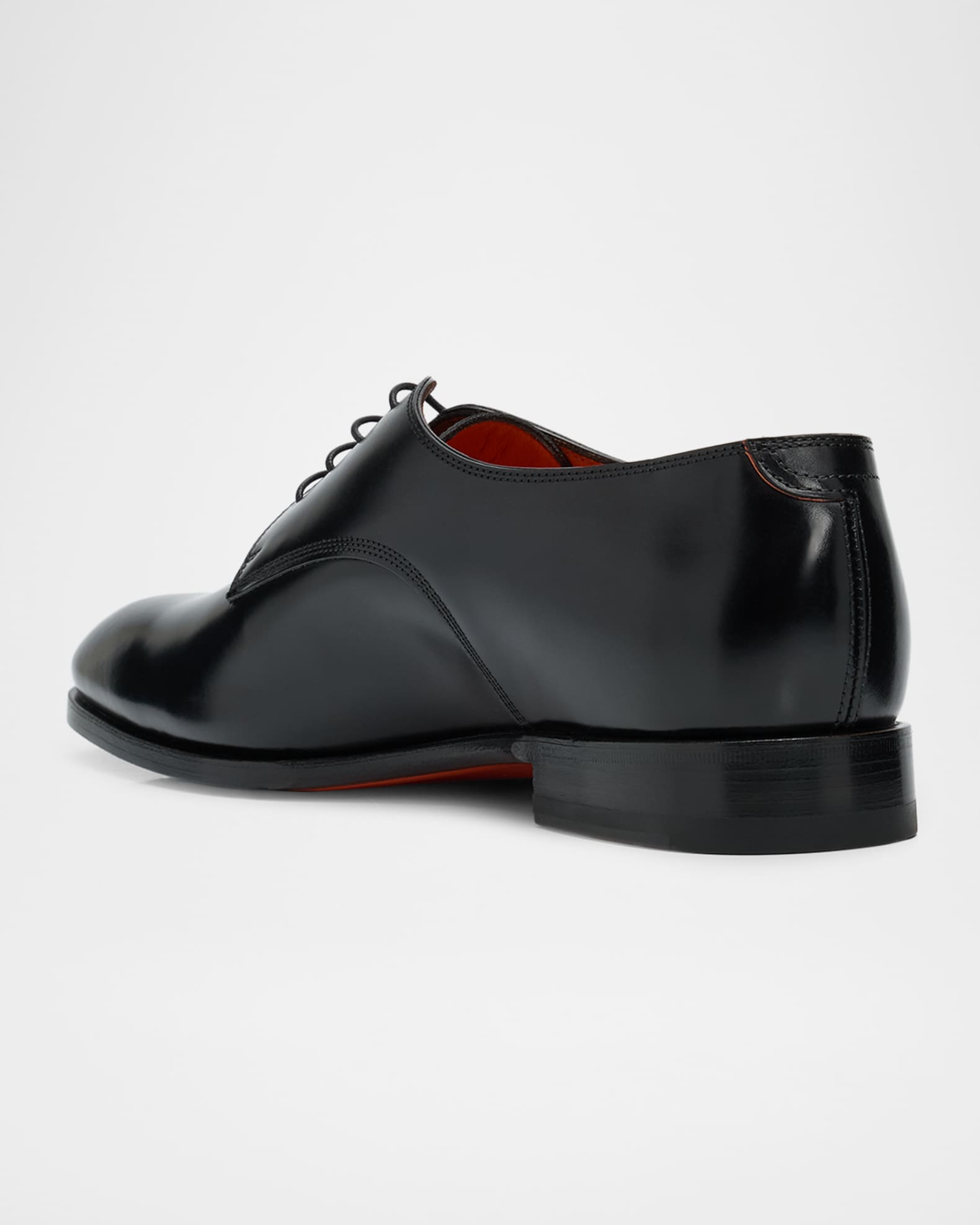 Santoni Men's Leather Derby Shoes | Neiman Marcus
