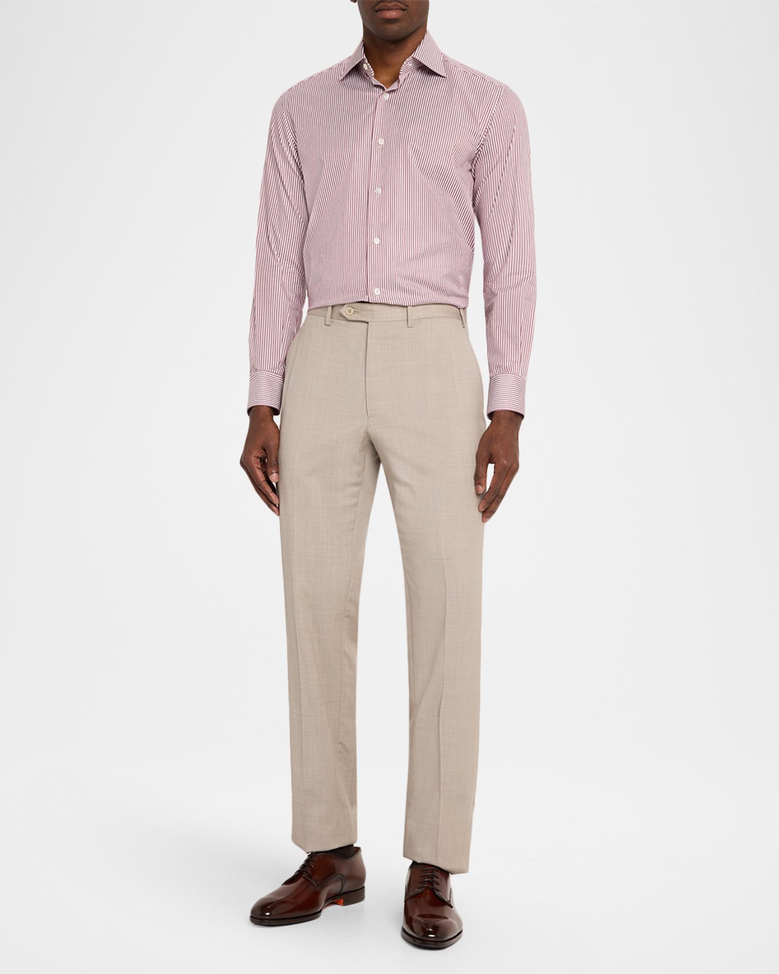 Santoni Men's Leather Derby Shoes | Neiman Marcus