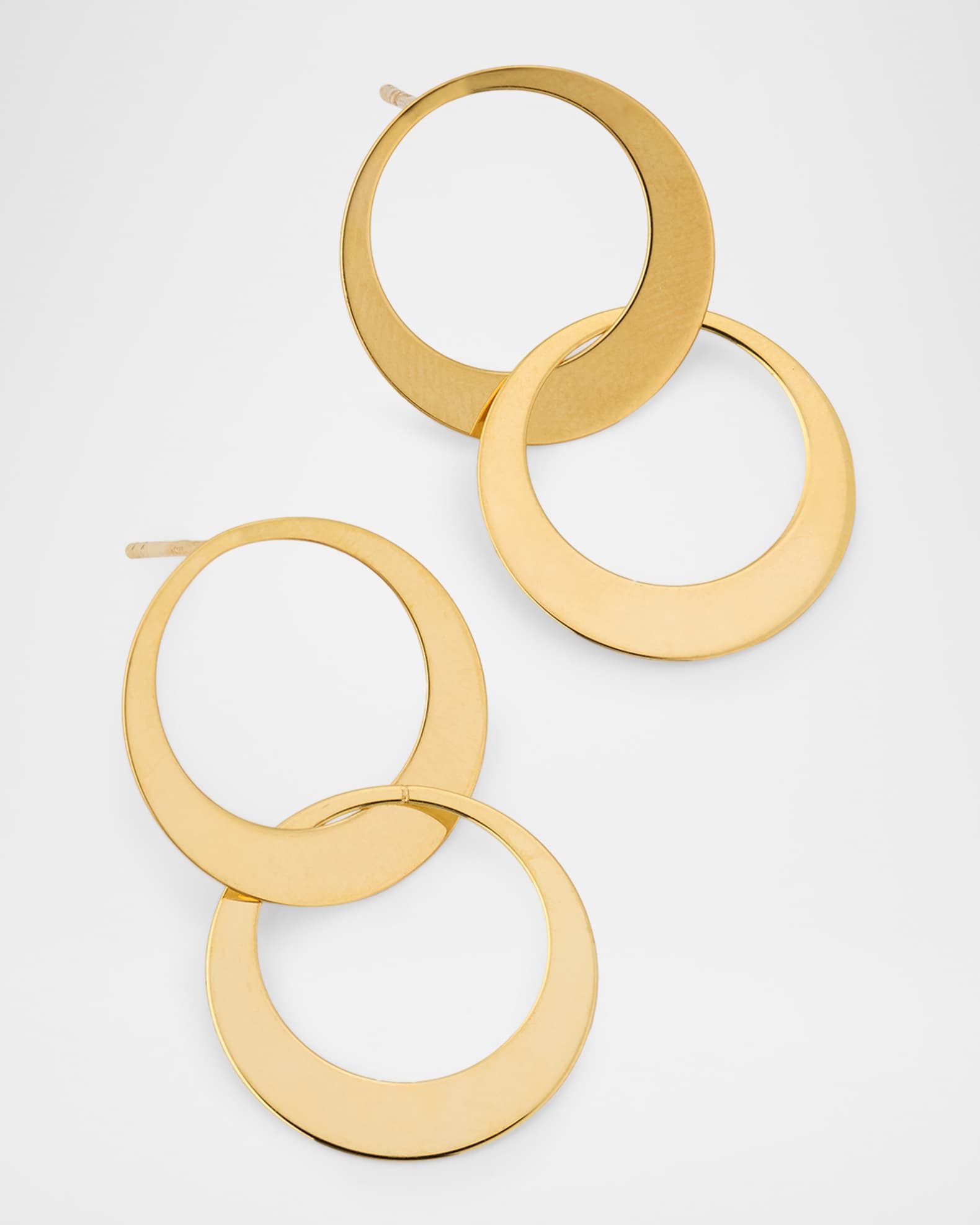 LANA Double Interlocking Circle Earrings | Neiman Marcus