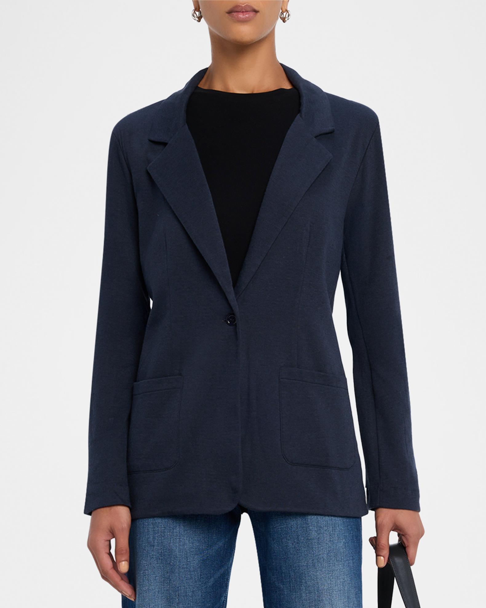 34 Heritage - Double Faced Blazer - Black main image 0