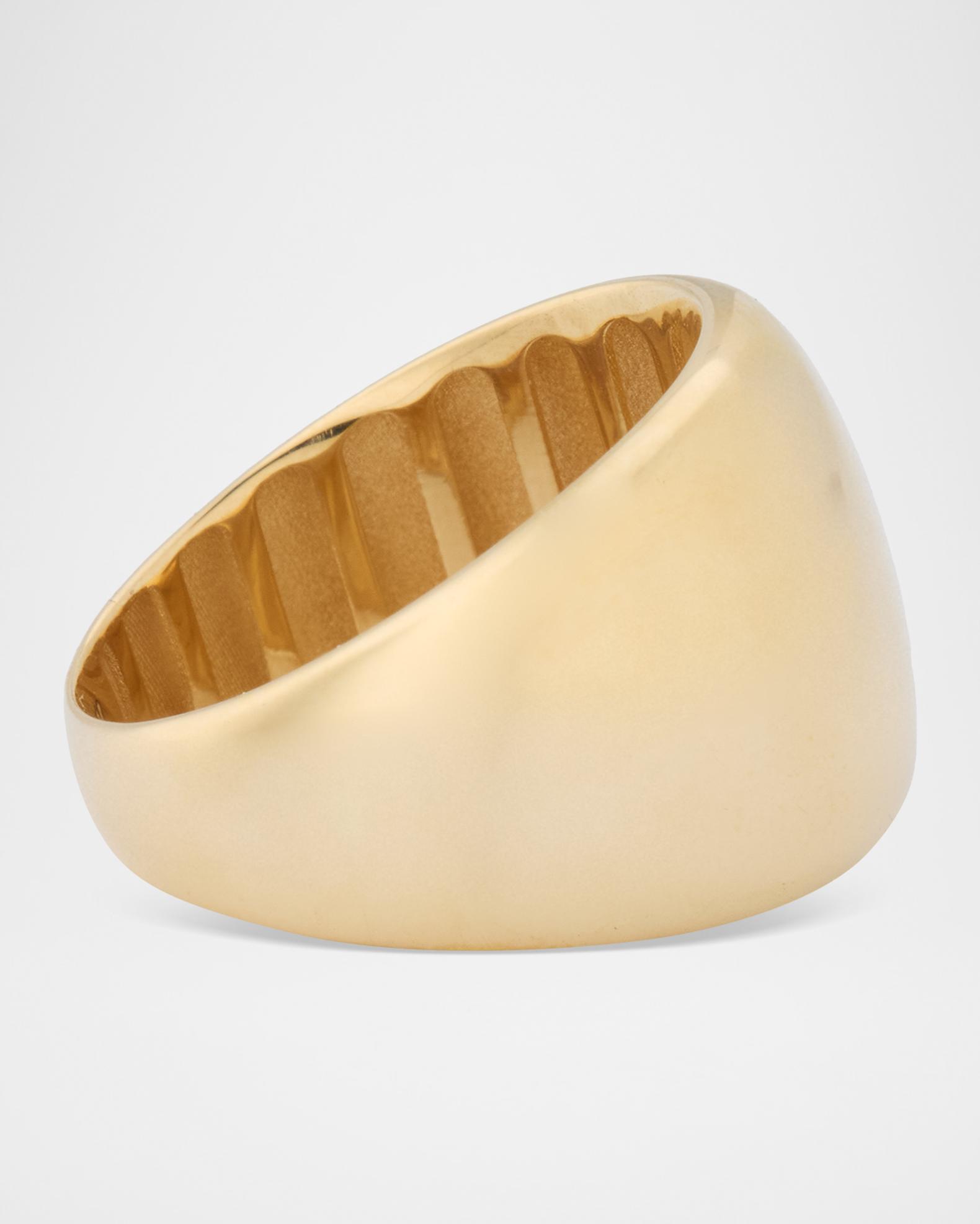LANA 14K Yellow Gold Curved Bubble Ring | Neiman Marcus