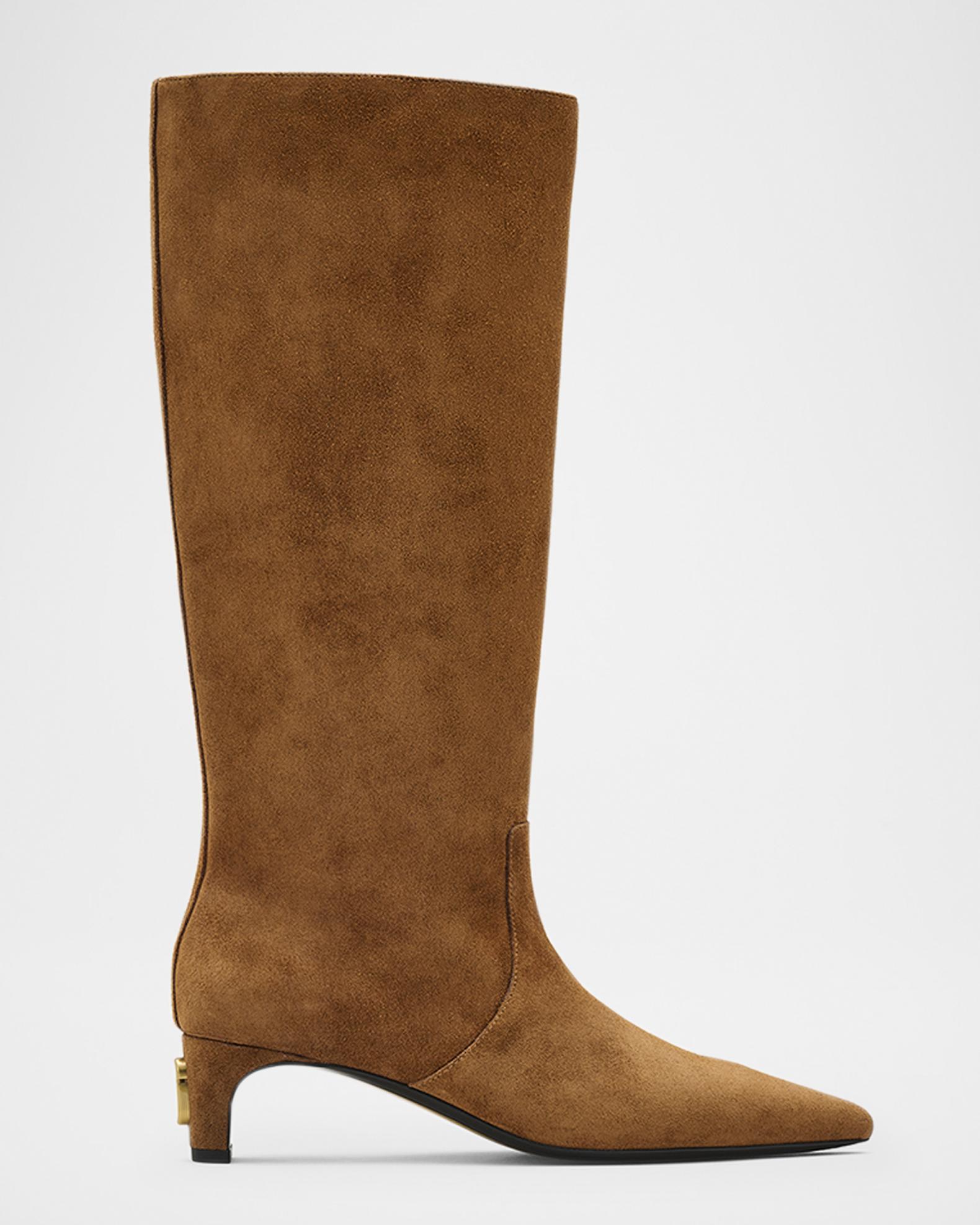 Marc Jacobs The Suede Mel Knee-High Boots | Neiman Marcus