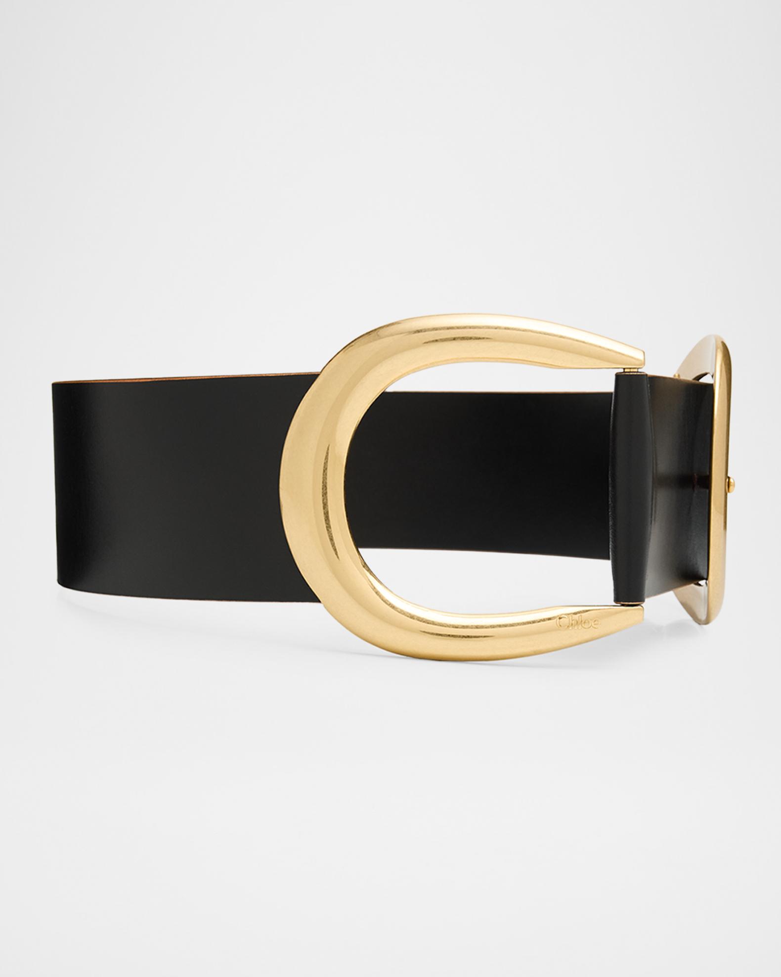 Neiman Marcus Genuine Coral Buckle Belt Chloe Anita Leather Belt | Neiman Marcus main image 4