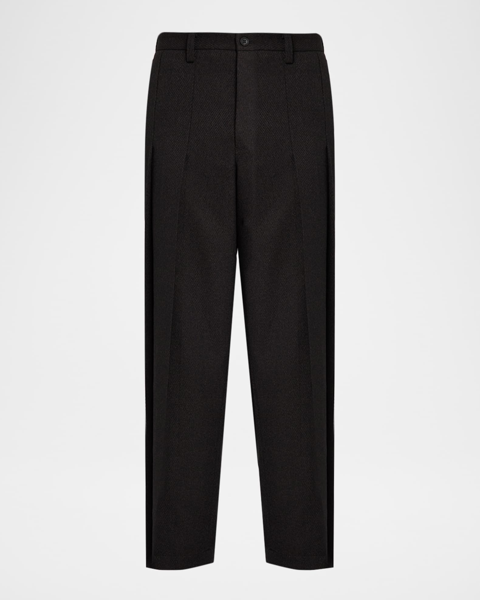 ISSEY MIYAKE MEN ウール 黒 ドレープ スラックス L相当 ISSEY MIYAKE MEN ウール 黒 ドレープ スラックス L相当 ISSEY MIYAKE