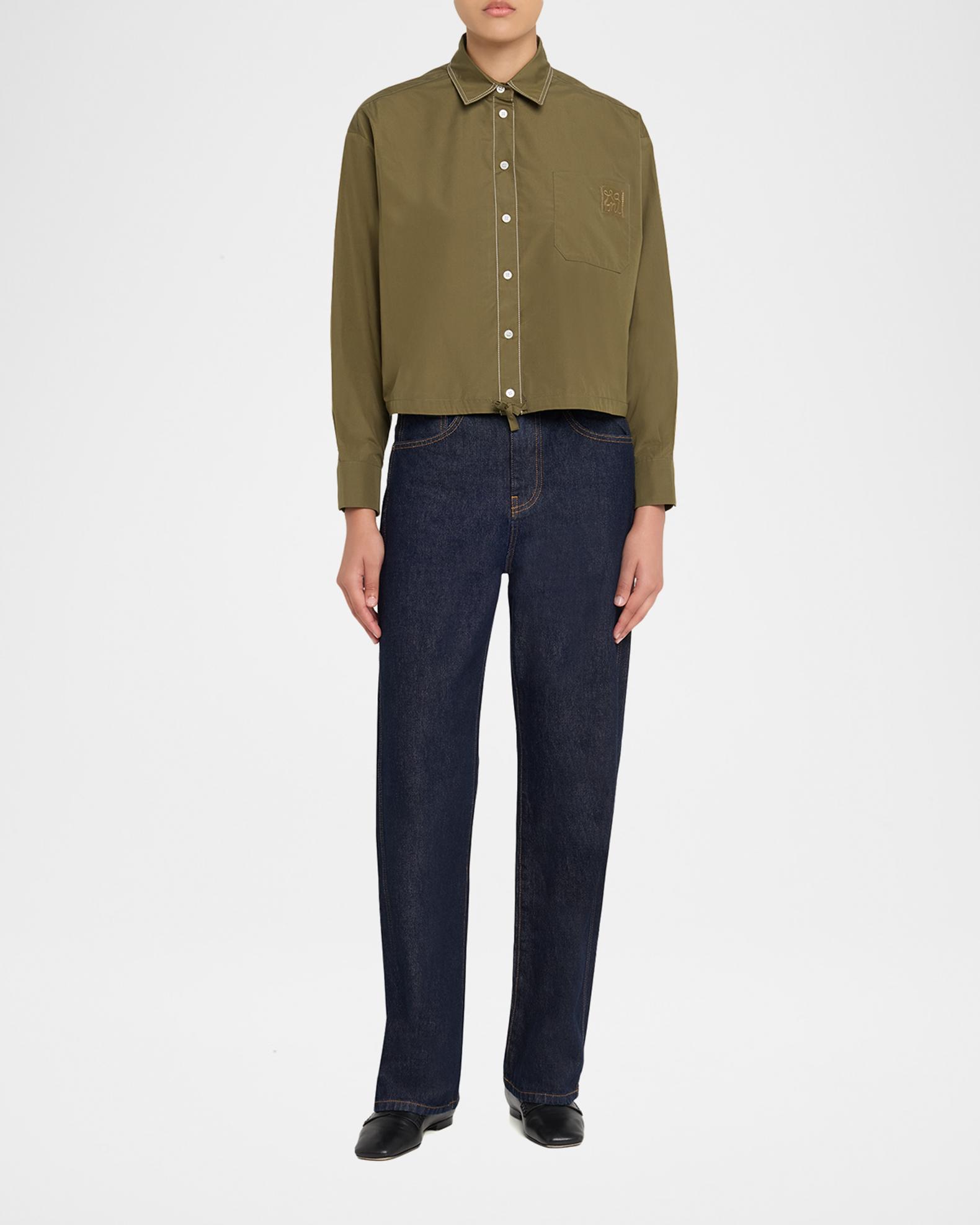 Marni Cotton Boxy Fit Button-Down Shirt | Neiman Marcus