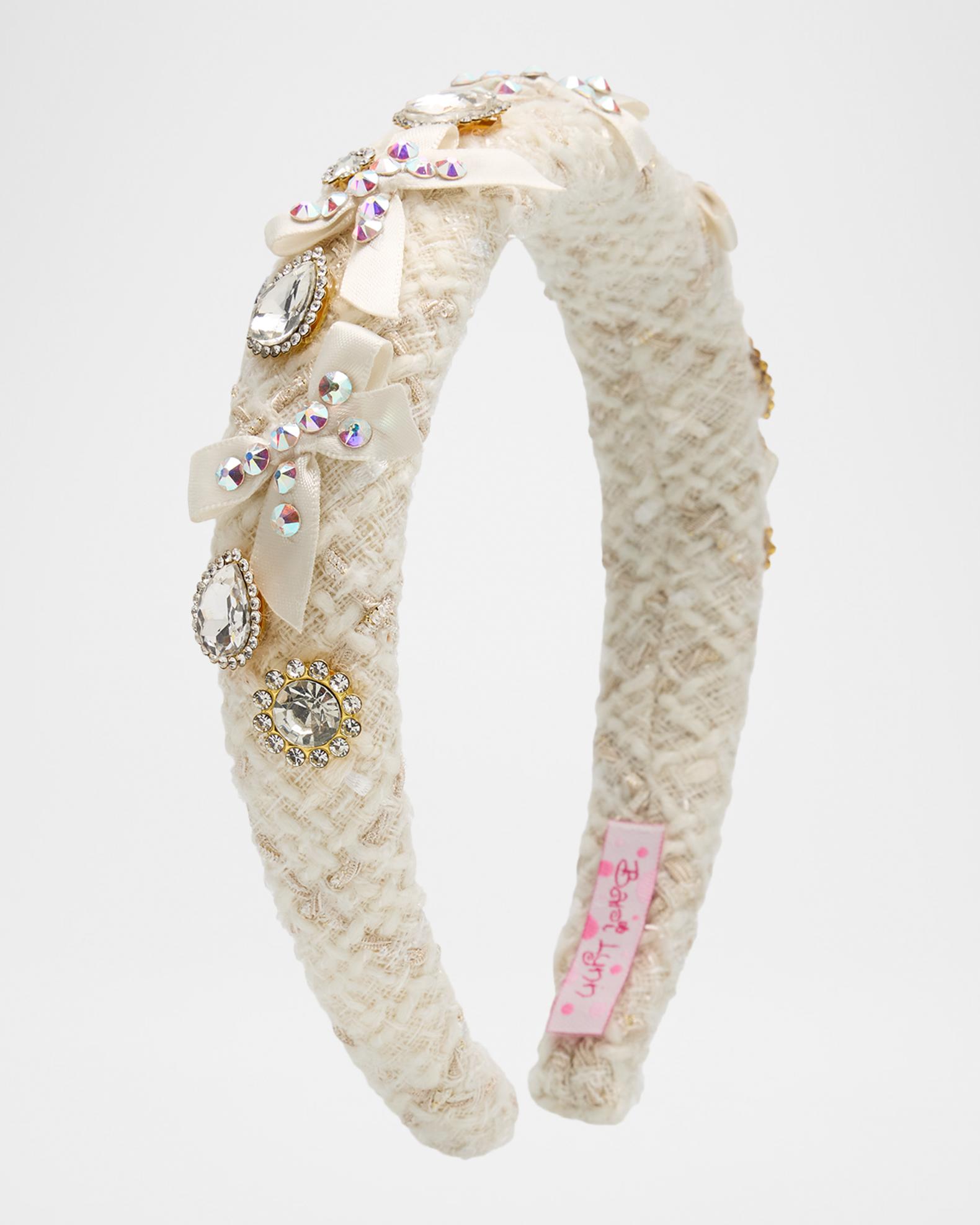 Bari Lynn girls multi-color rhinestone embellished headband Bari Lynn Girl main image 3
