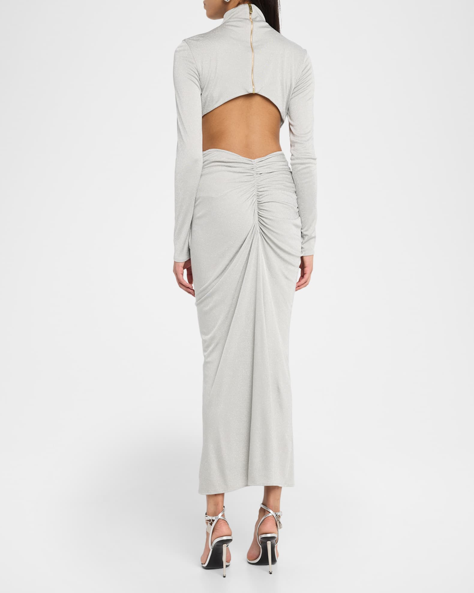Silvia Tcherassi - Venus Midi Dress - Silver - S - Moda Operandi