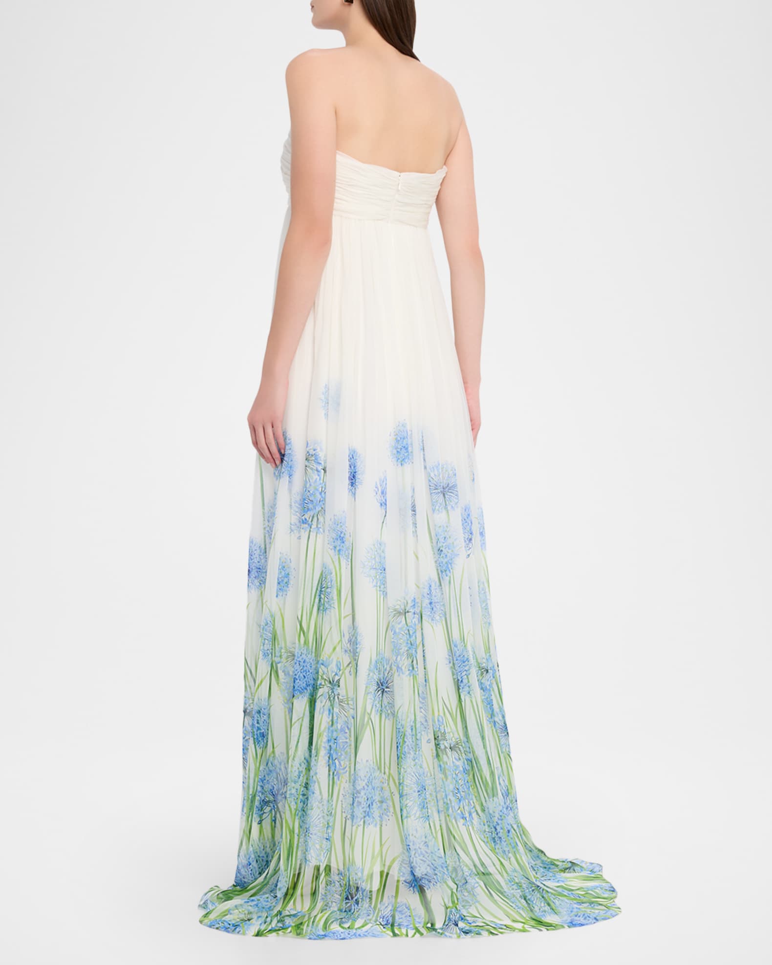 sachin and babi light blue dress Oscar de La Renta