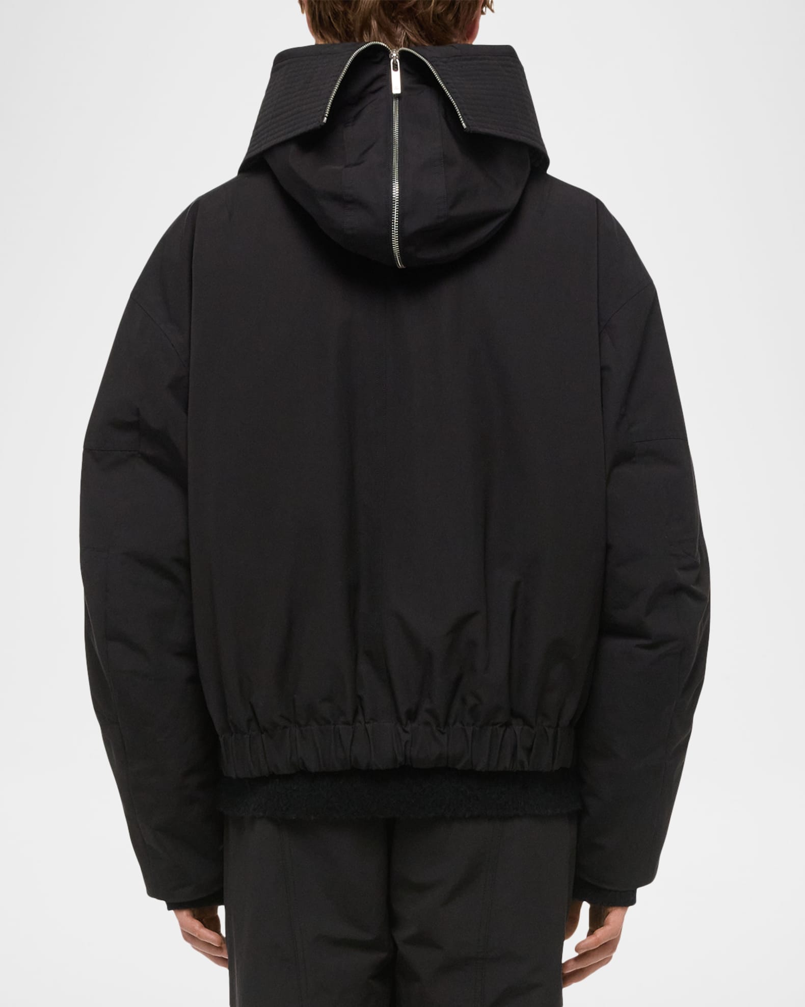 Helmut Lang Men's Hooded Astro Bomber Jacket | Neiman Marcus