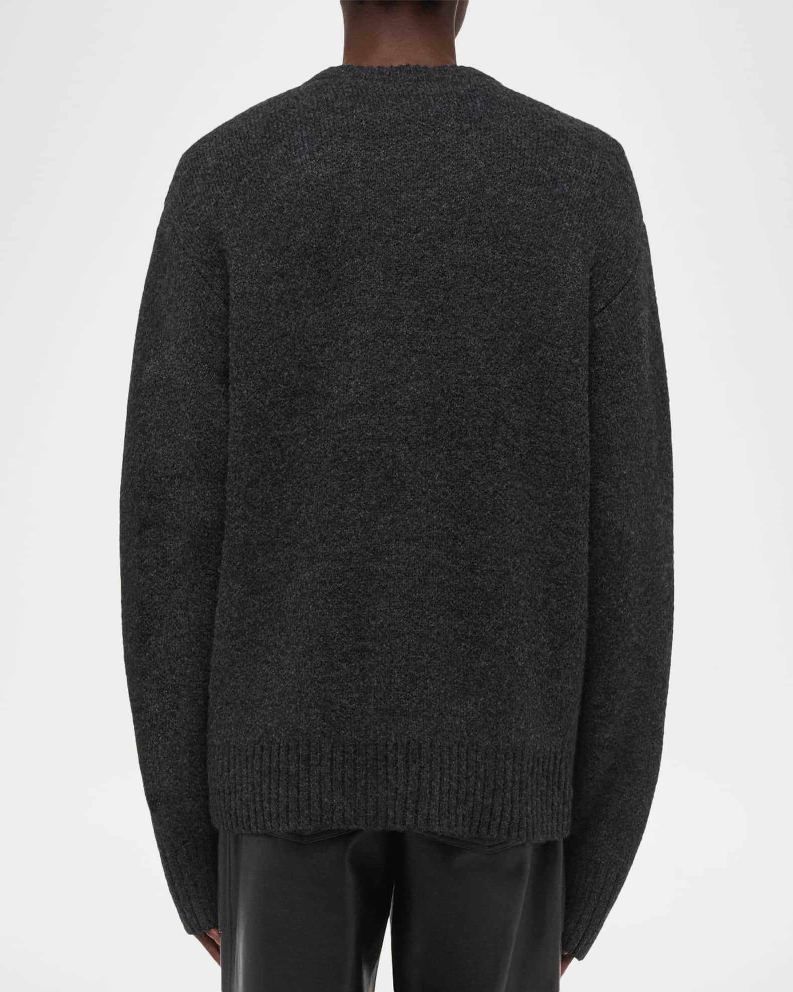 Helmut Lang Men's HL Logo Crewneck Sweater | Neiman Marcus
