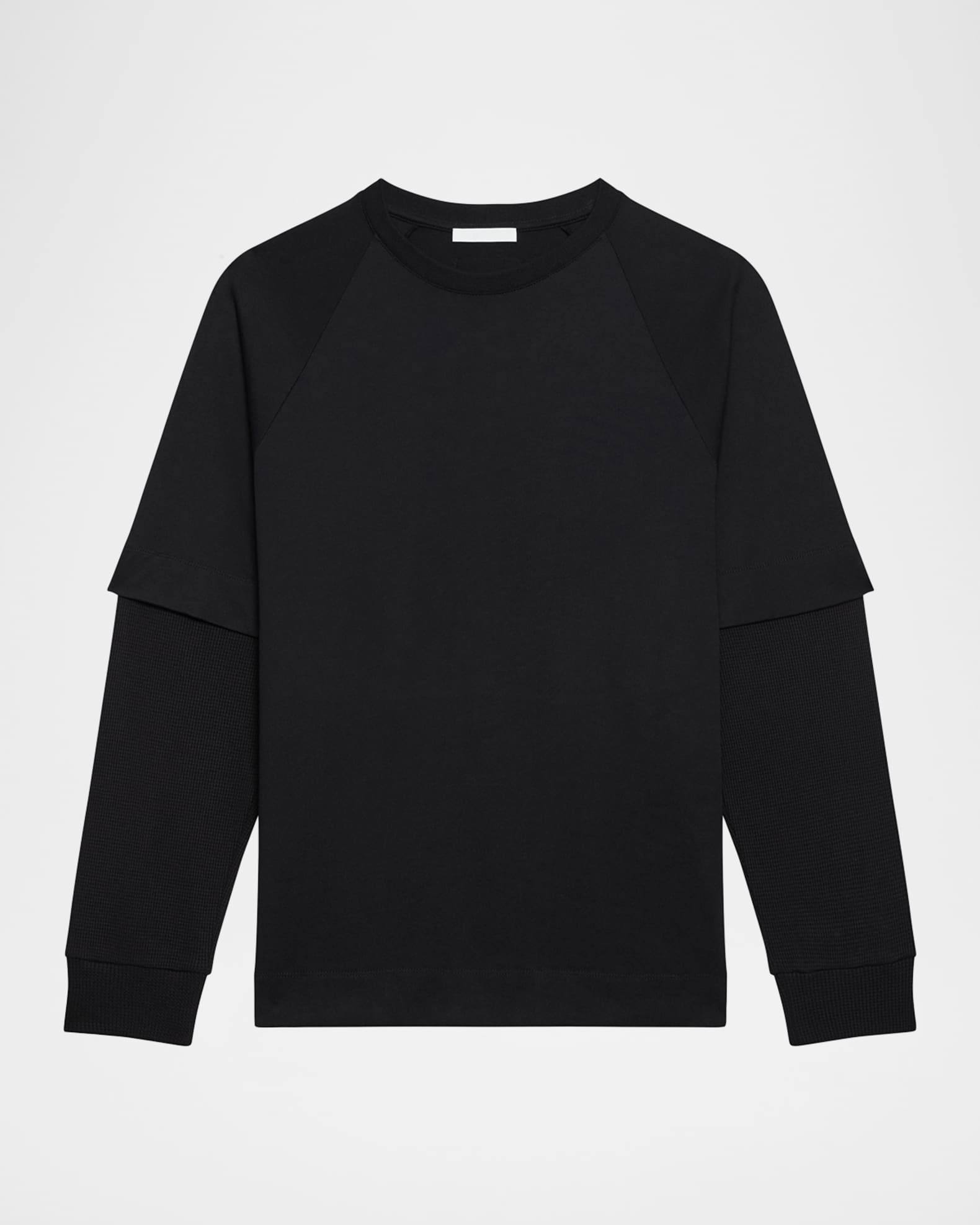 Helmut Lang Men's Double-Layer Waffle Sleeve T-Shirt | Neiman Marcus