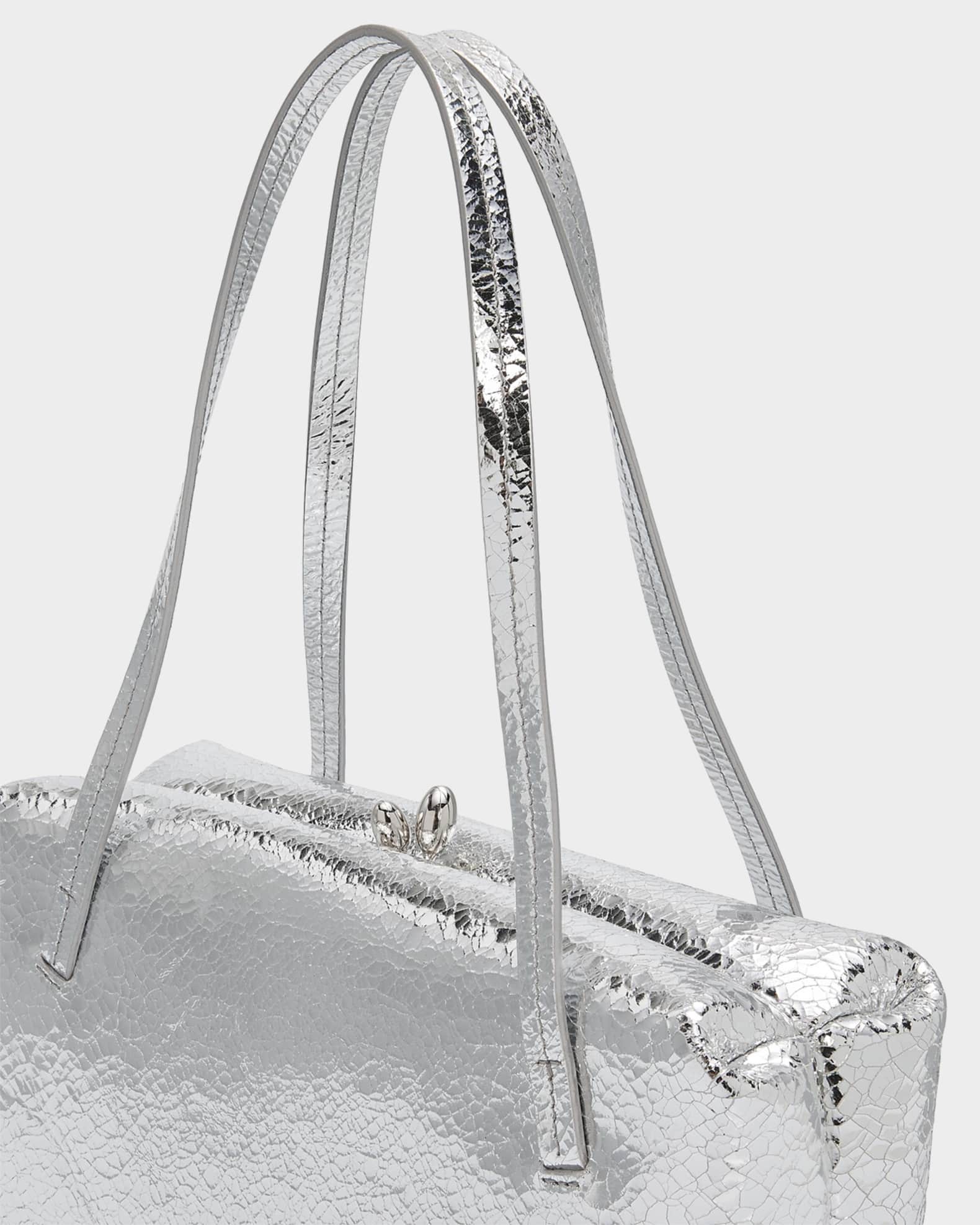 Jil Sander Goji Pillow Laminated Leather Shoulder Bag | Neiman Marcus