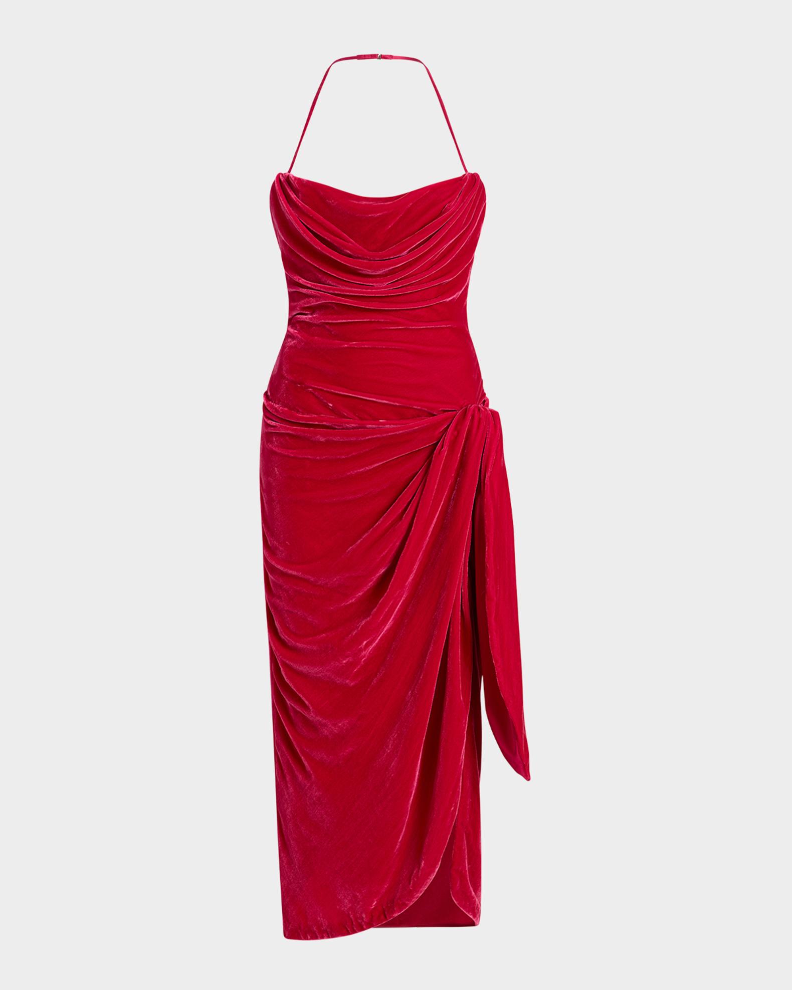 open lace back dress Drina Gown  Cinq  Sept
