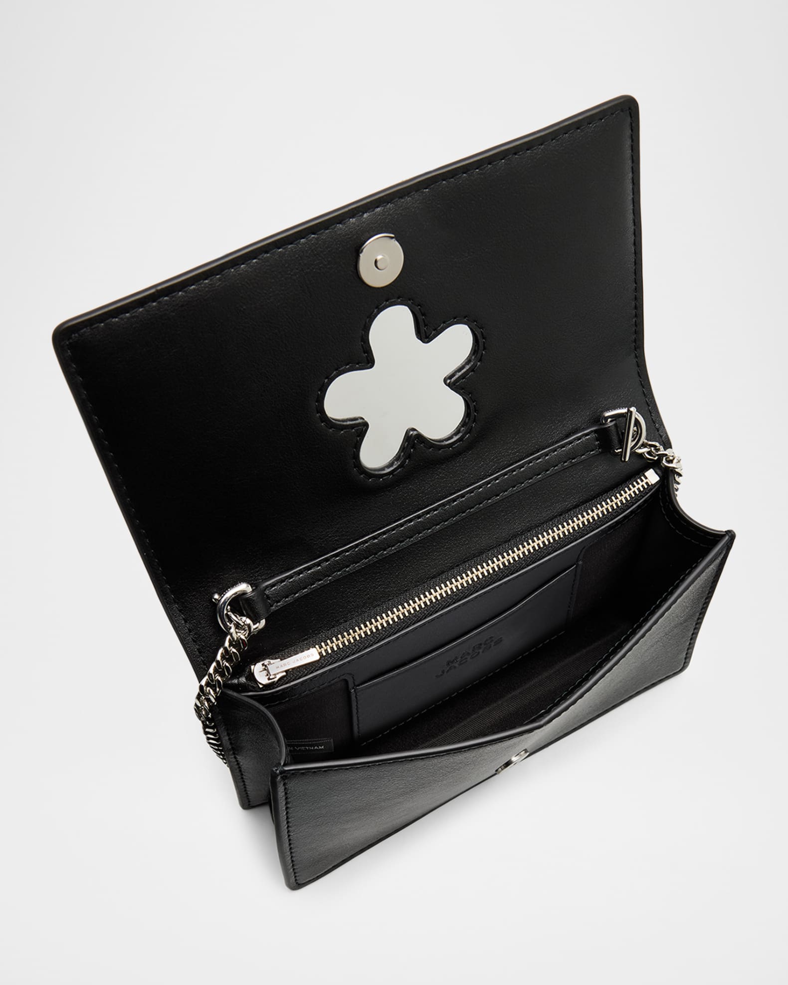 Marc Jacobs The Mini Icon Stud Glam Mirror Mini Crossbody Bag
