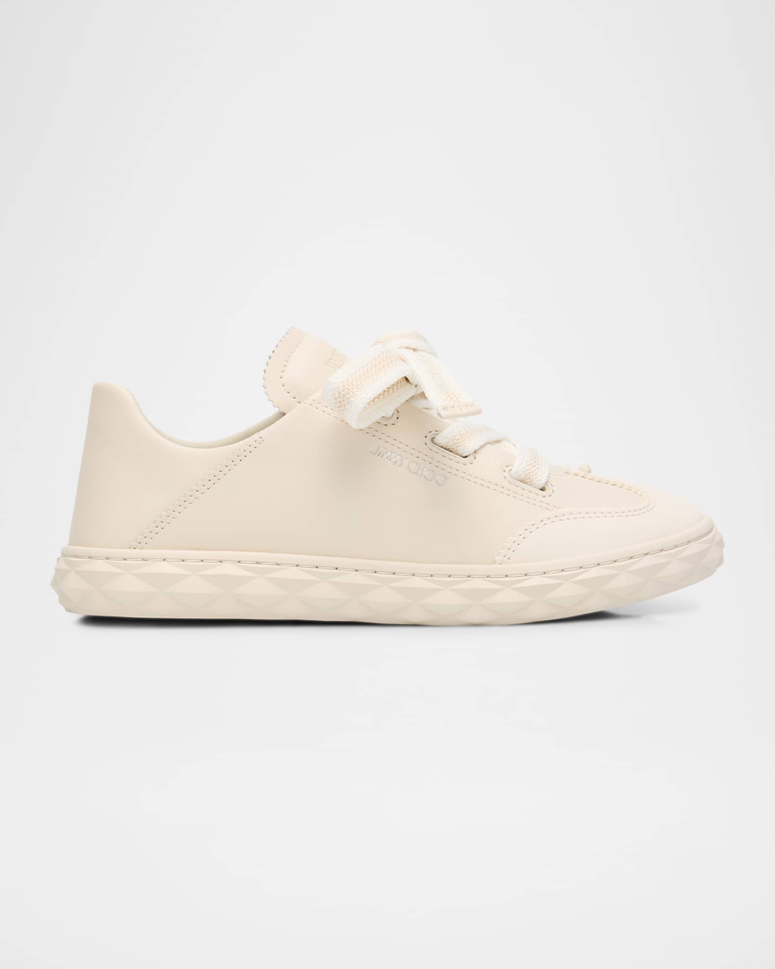 Jimmy Choo Diamond Flex Lightweight Leather Trainers with