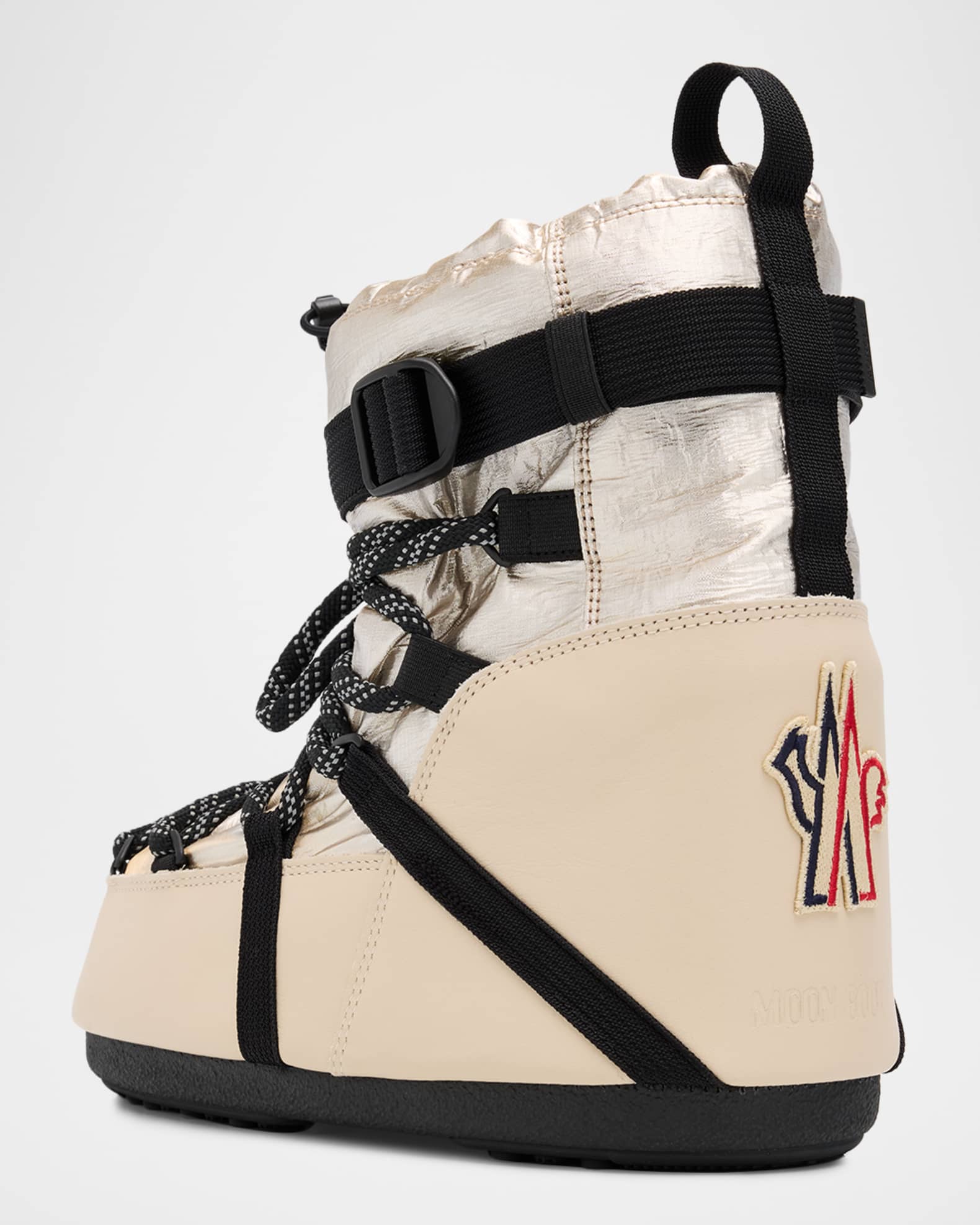 Moncler x Moon Boot Icon Low Padded Snow Boots | Neiman Marcus