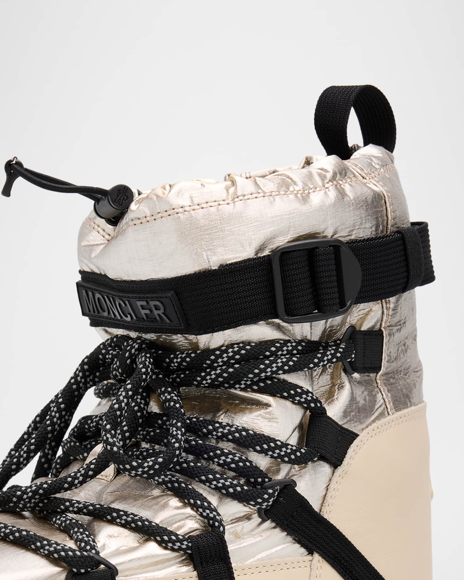 Moncler x Moon Boot Icon Low Padded Snow Boots | Neiman Marcus