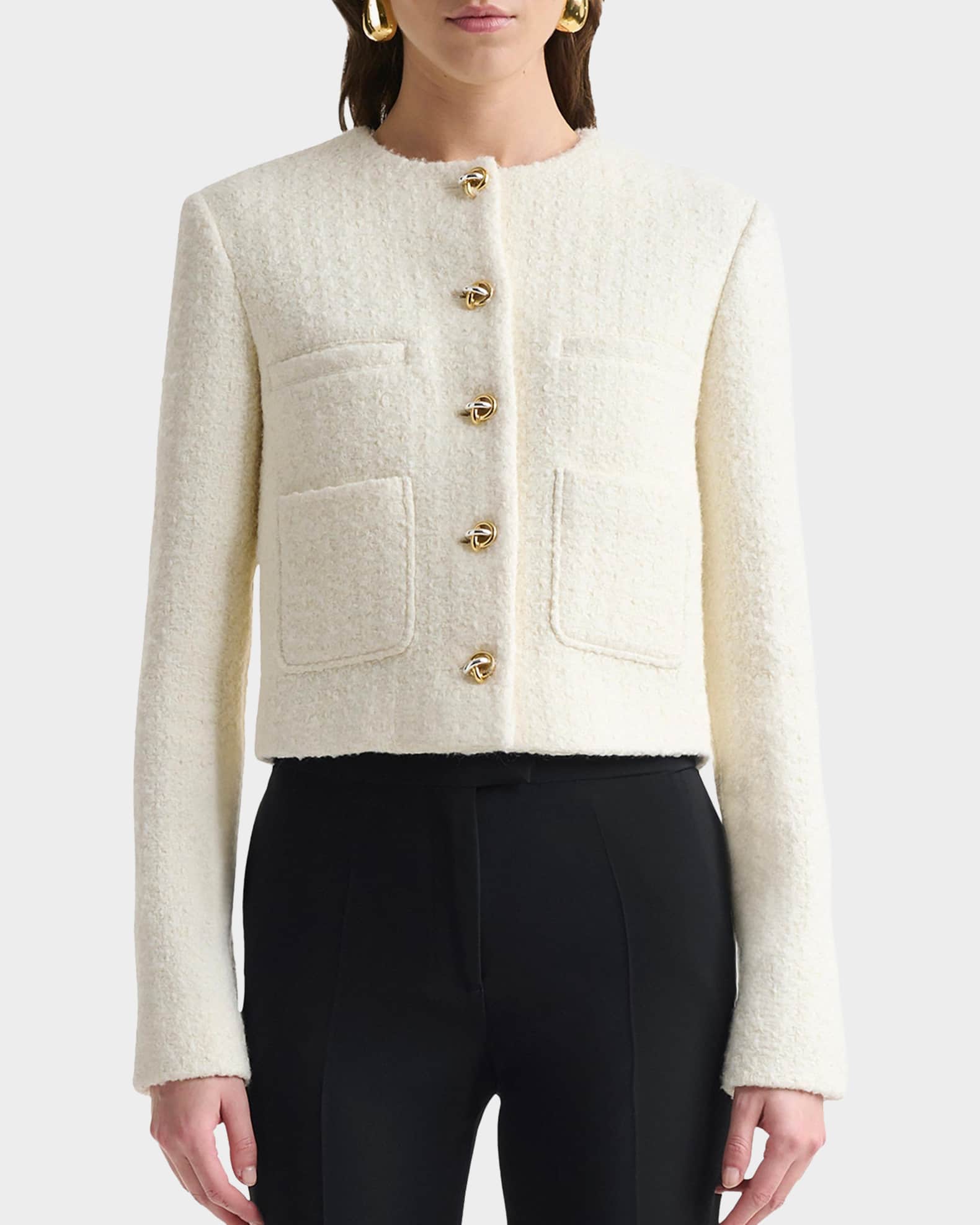 Altuzarra Beanie Tweed Jacket | Neiman Marcus