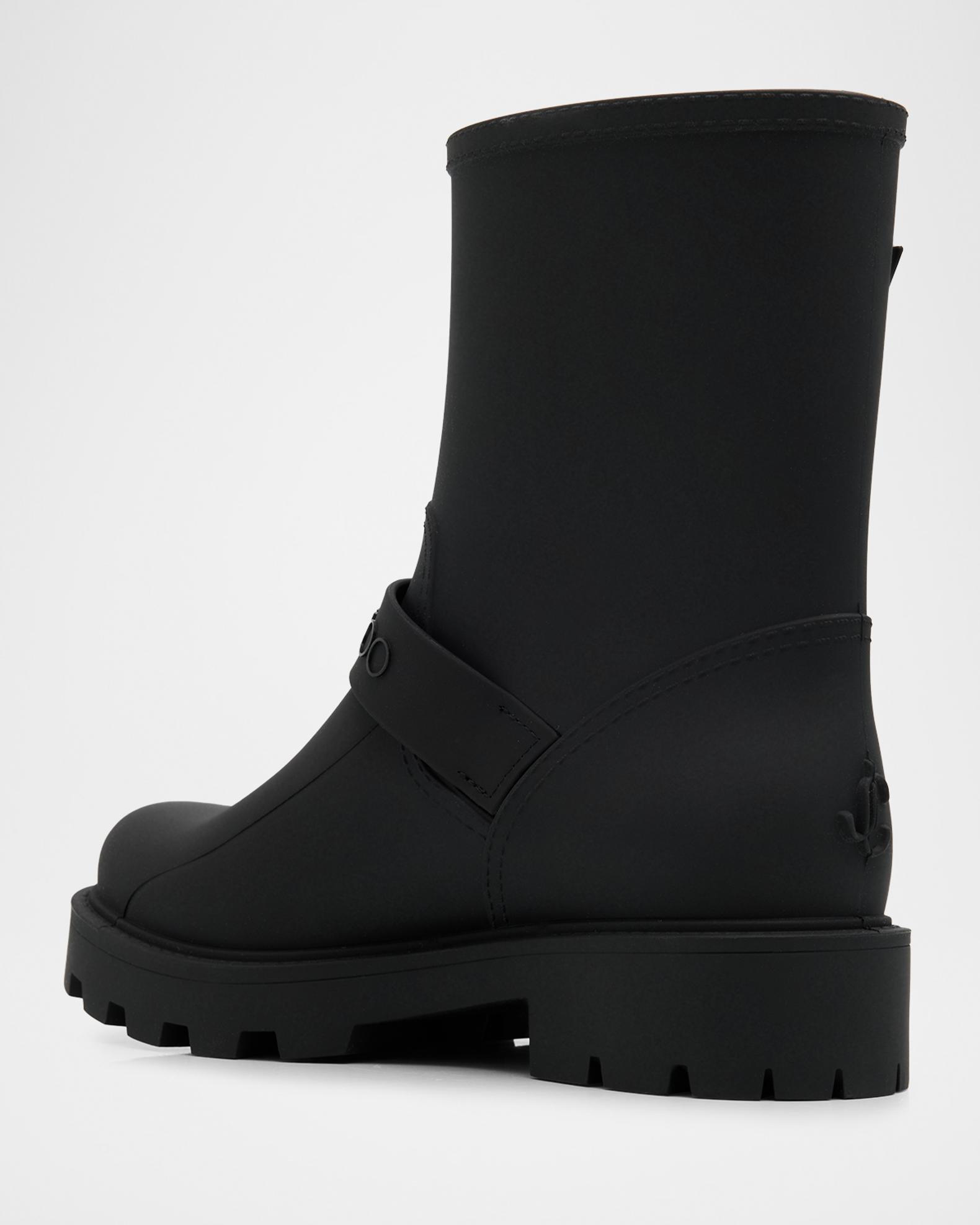 Jimmy Choo Biker TPU Mid-Calf Rain Boots | Neiman Marcus