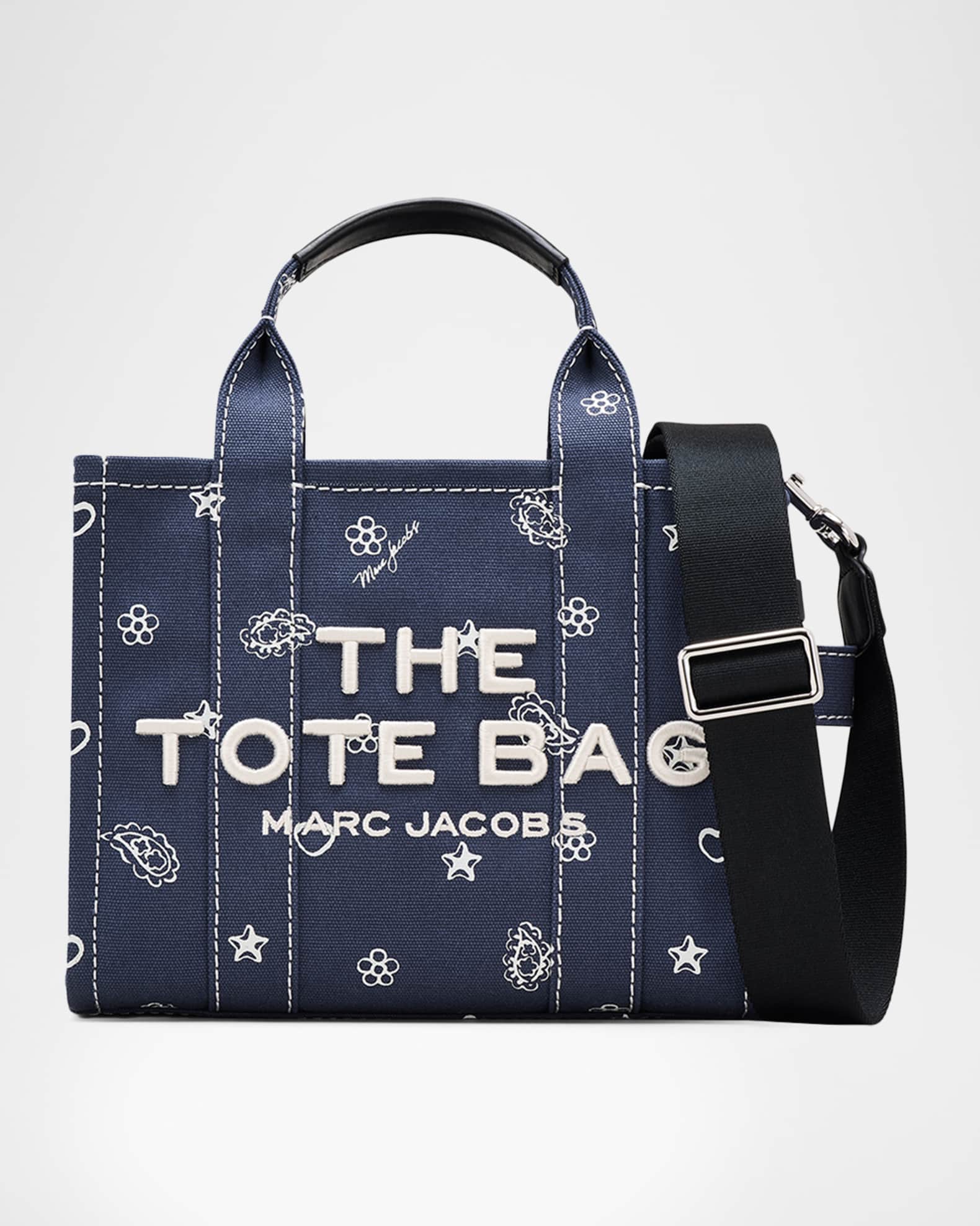 Marc Jacobs The Bandana Canvas Small Tote Bag | Neiman Marcus