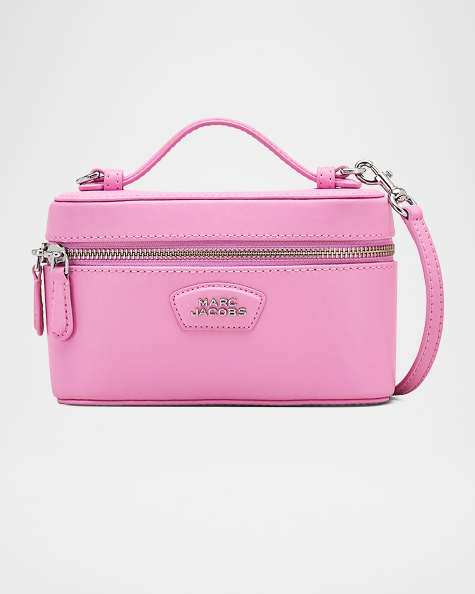 MARC JACOBS THE VANITY ショルダーバッグ Marc Jacobs The Vanity Leather Crossbody Bag | Silver | FARFETCH