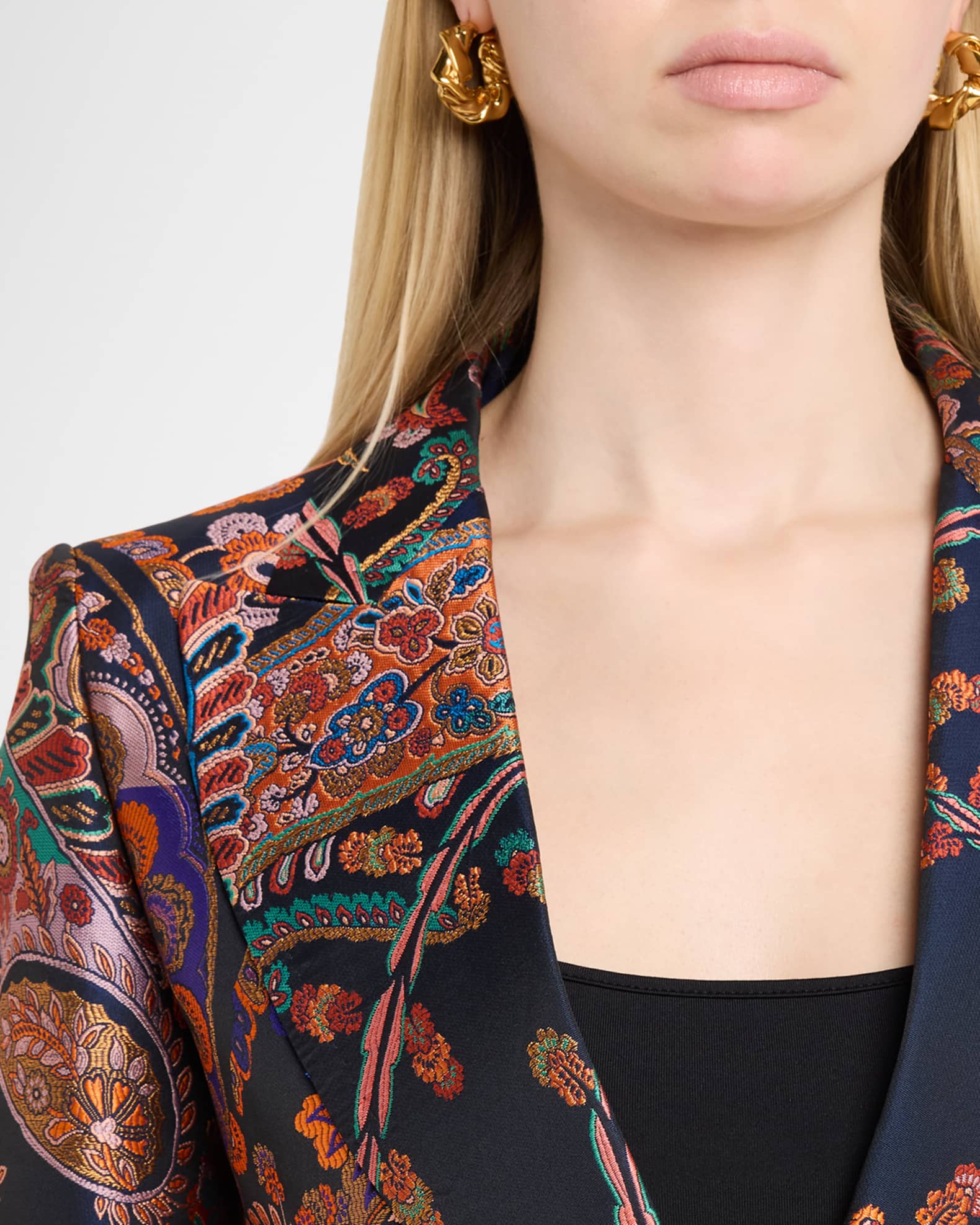 Etro Paisley Silk Brocade Jacket | Neiman Marcus