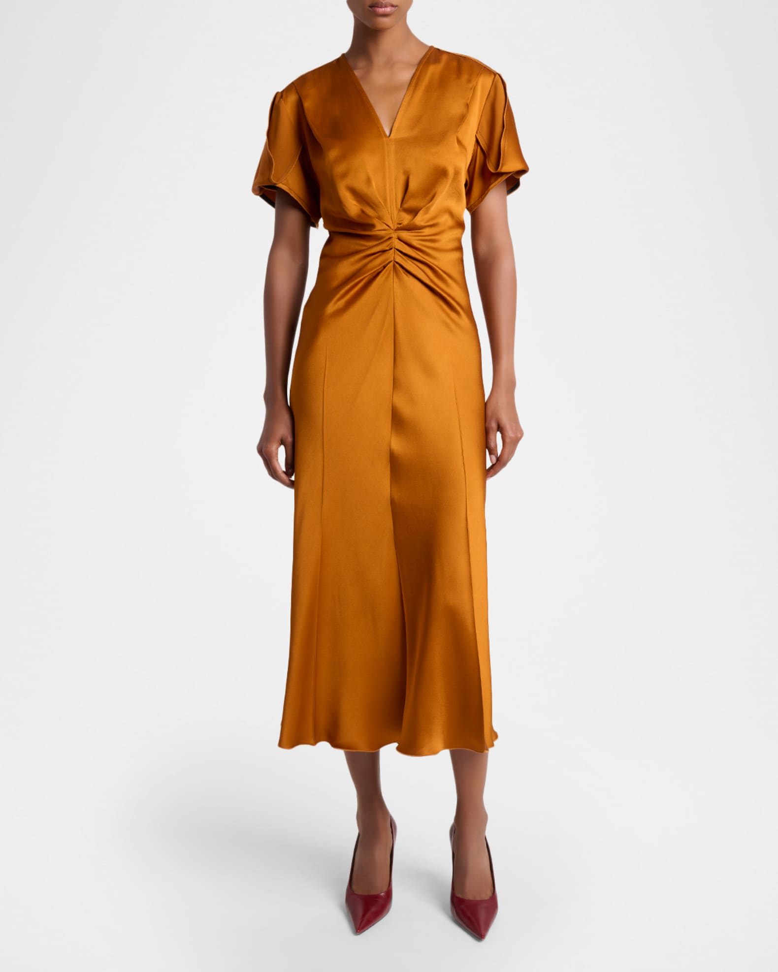 jersey dress mini Kathleen Jersey Dress Coral / L