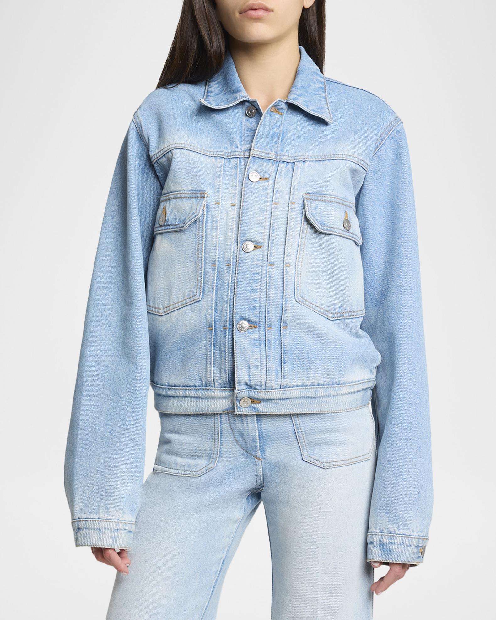 Victoria Beckham Denim Trucker Jacket | Neiman Marcus