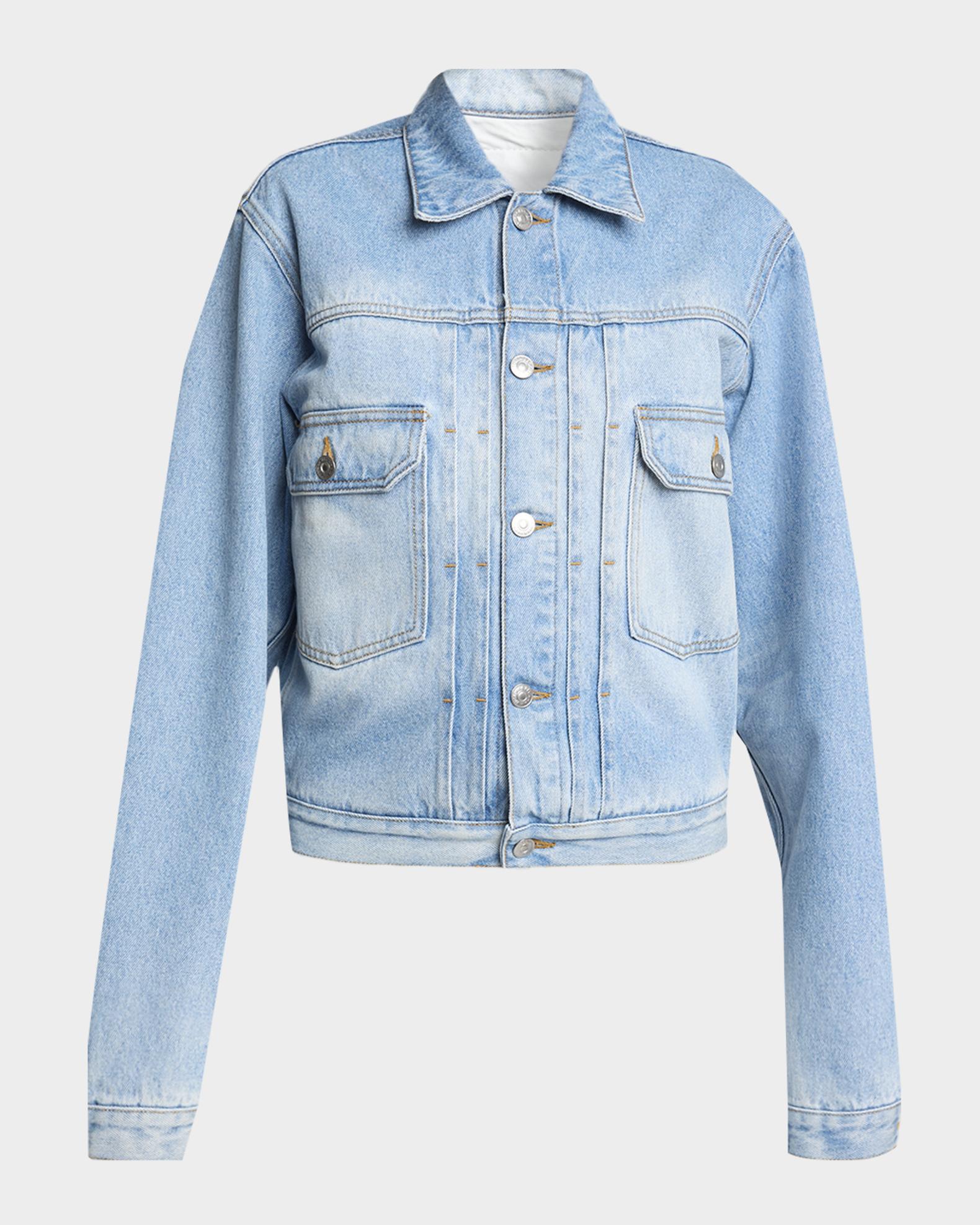 Victoria Beckham Denim Trucker Jacket | Neiman Marcus