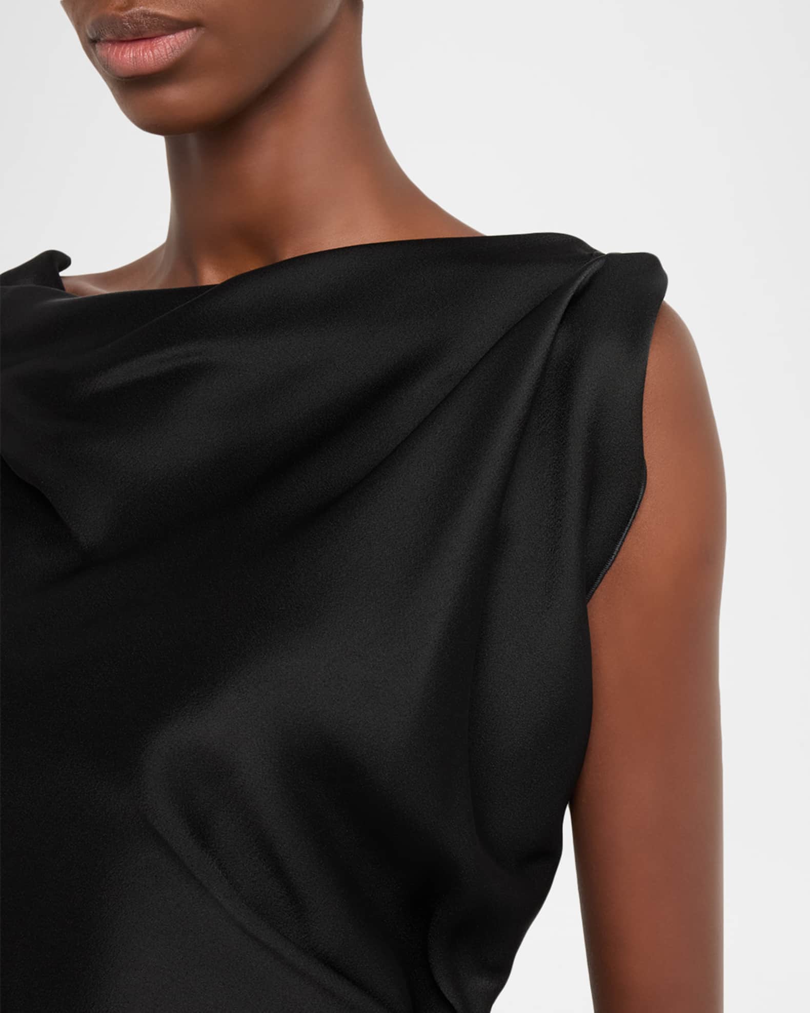 quotes for black dress Embellished Bandeau Maxi Dress in Black - 10