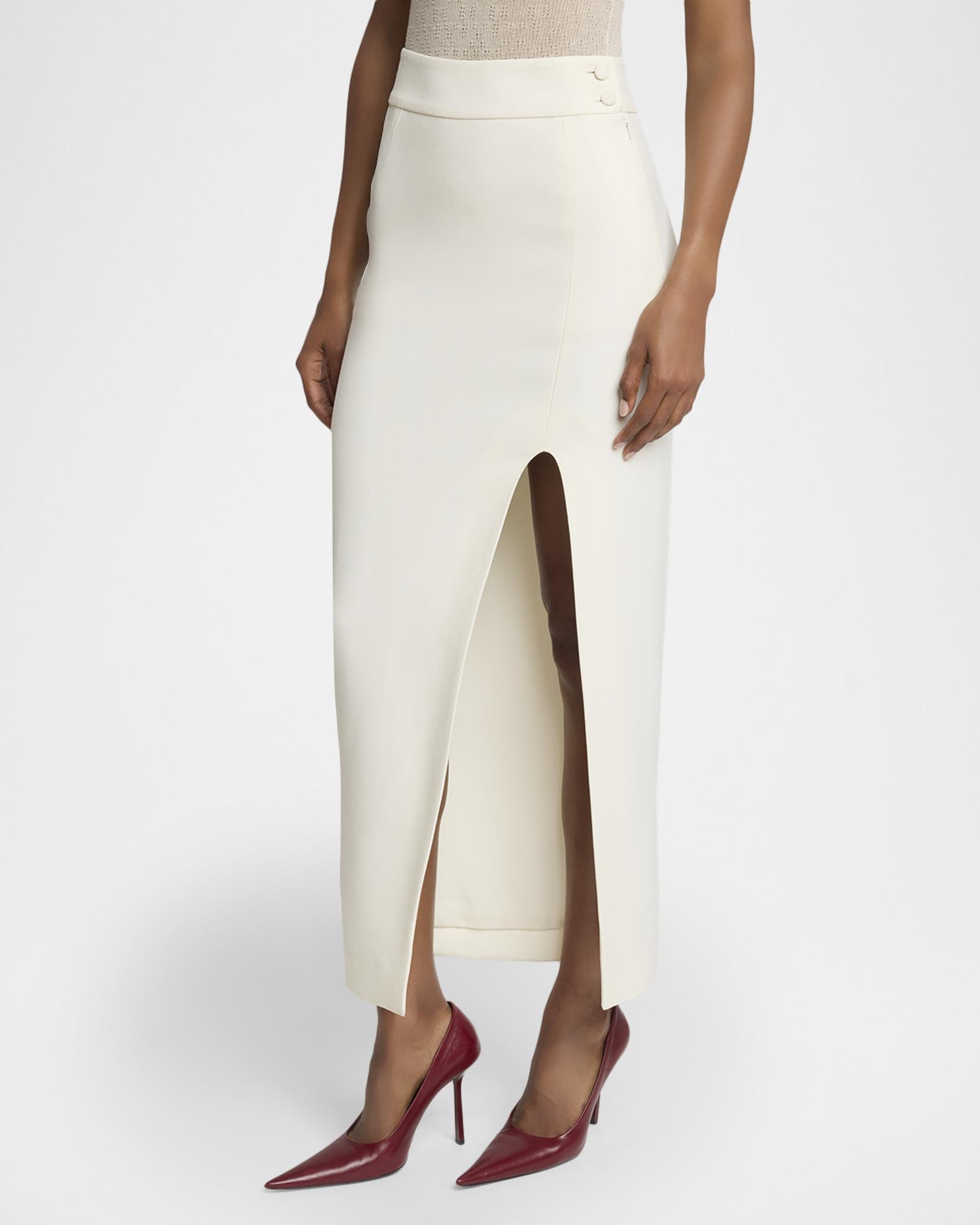 Victoria Beckham Slit Maxi Pencil Skirt | Neiman Marcus