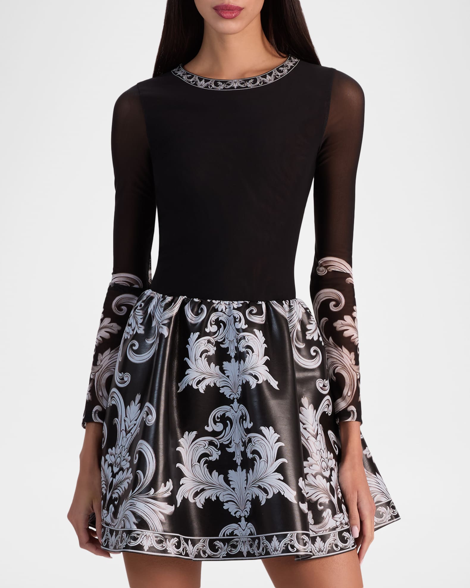 elliatt nova faux leather halter dress To Be Mine Faux Leather Halter Dress – EDGE main image 1
