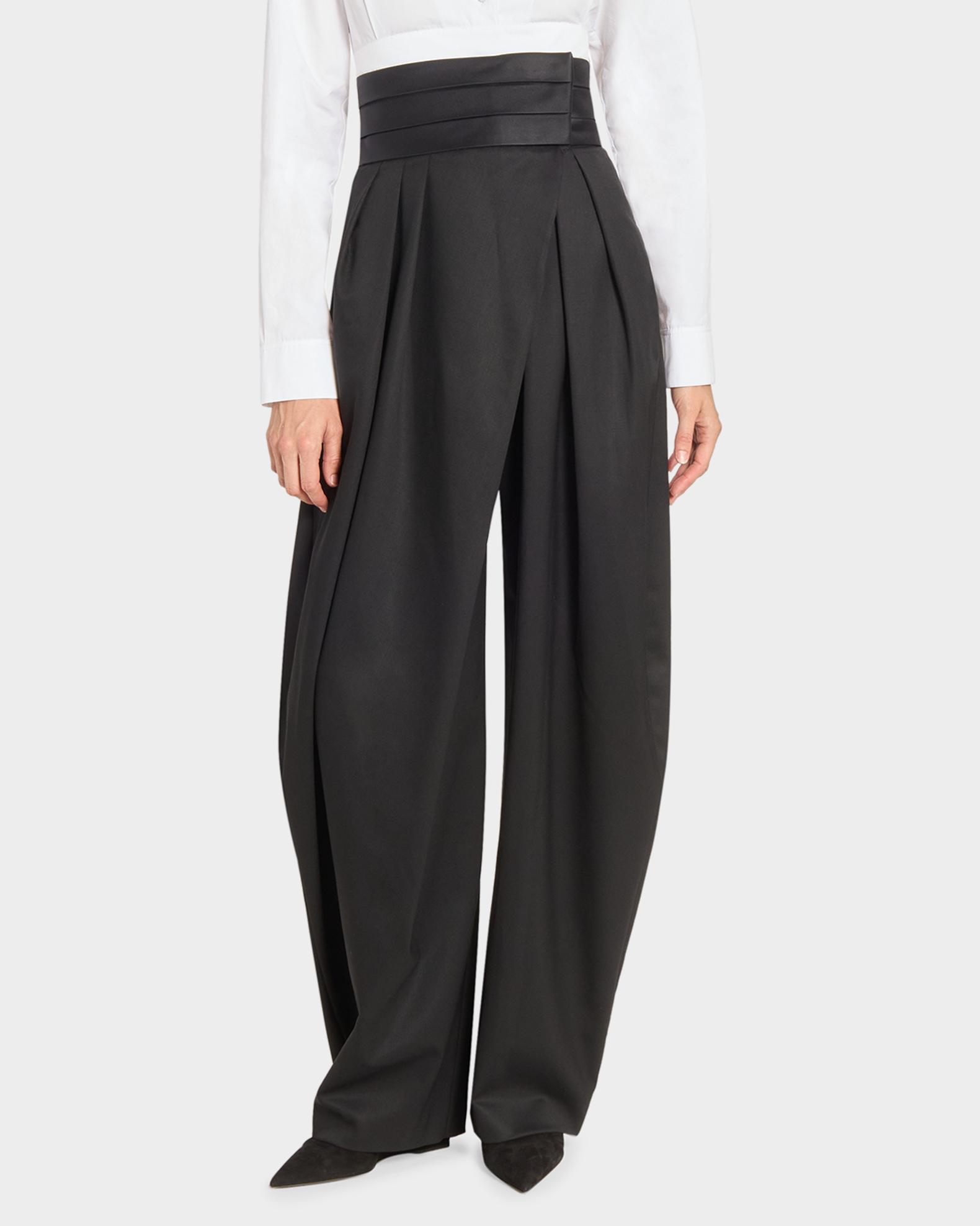 ALAÏA Tux Round Pants | Neiman Marcus
