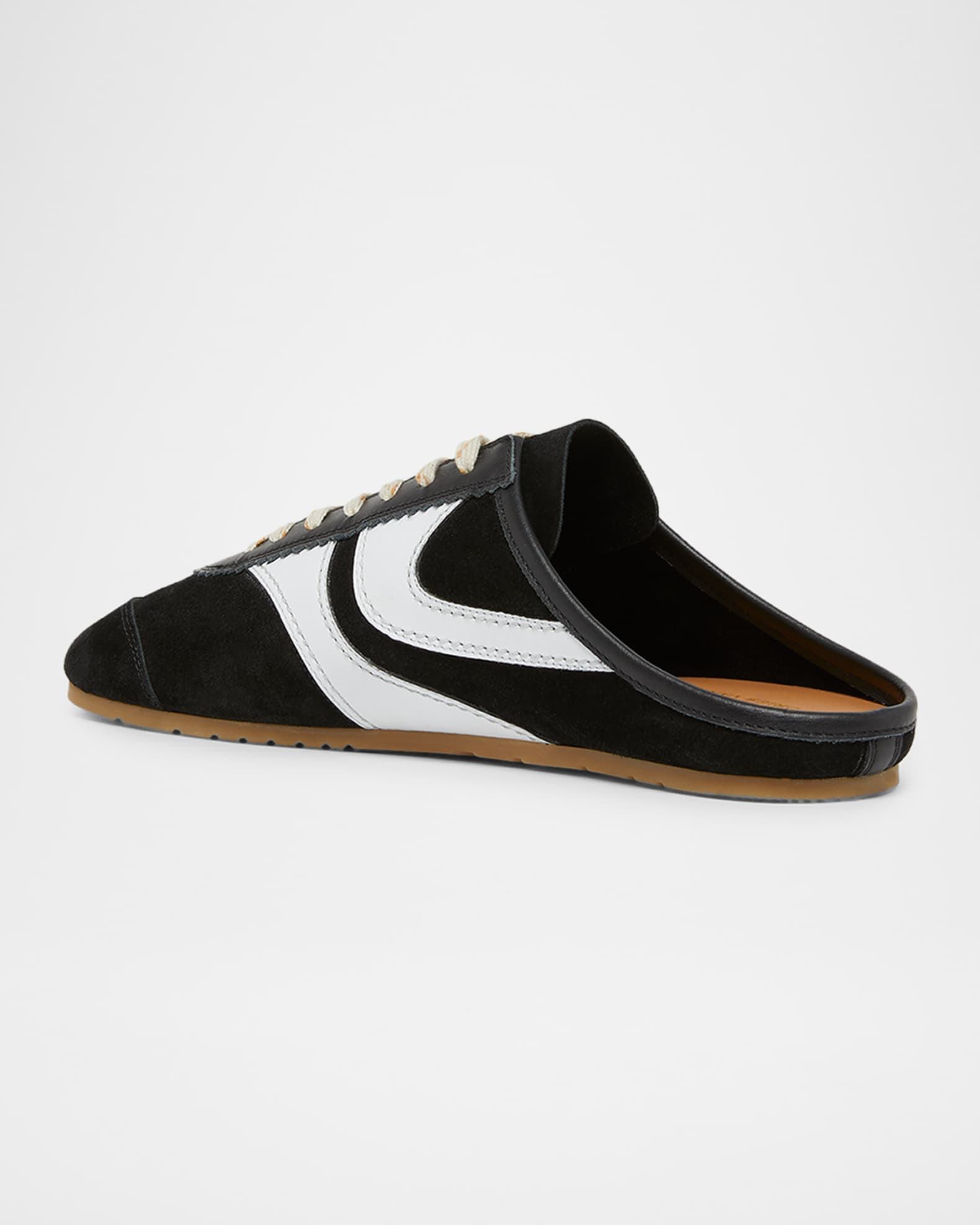 Dries Van Noten Men's Destin Mixed Leather Retro Sneakers | Neiman