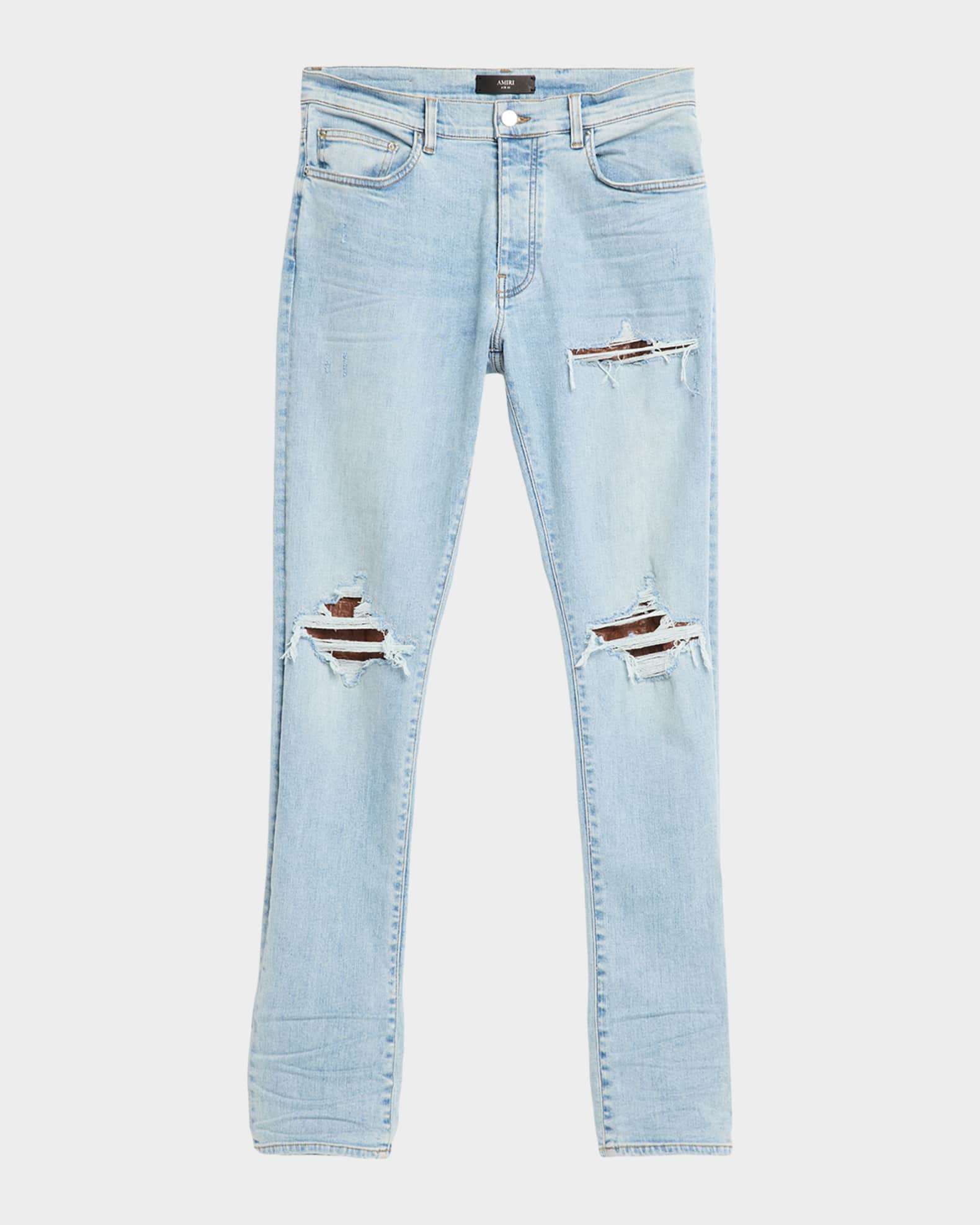 服/ファッション amiri mx1 Amiri MX1 Waxed Skinny Jeans | Saks Fifth Avenue