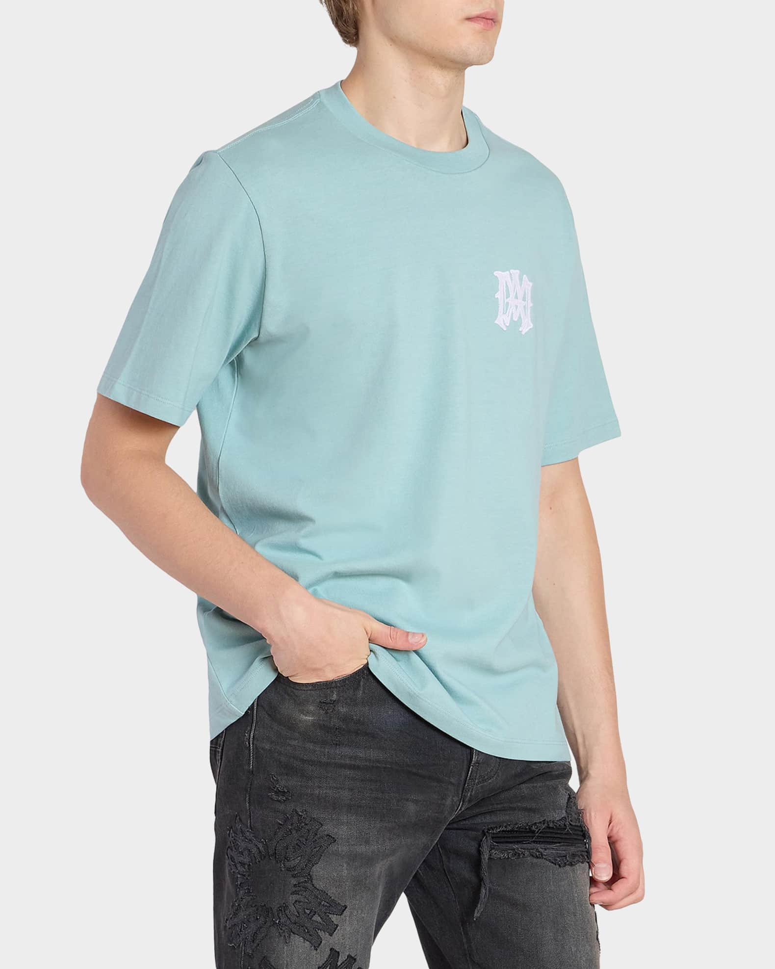 Amiri Men's MA Icon Embroidered Cotton T-Shirt | Neiman Marcus