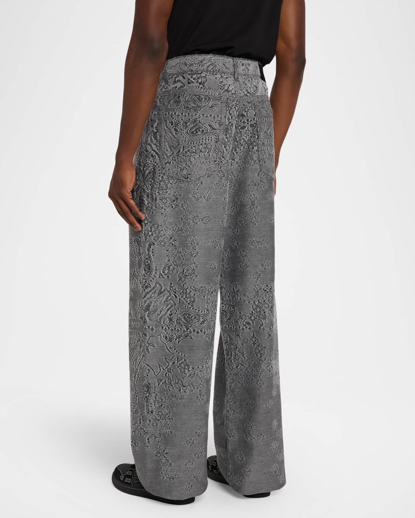 Amiri Men's MA Quad Jacquard Five-Pocket Pants | Neiman Marcus