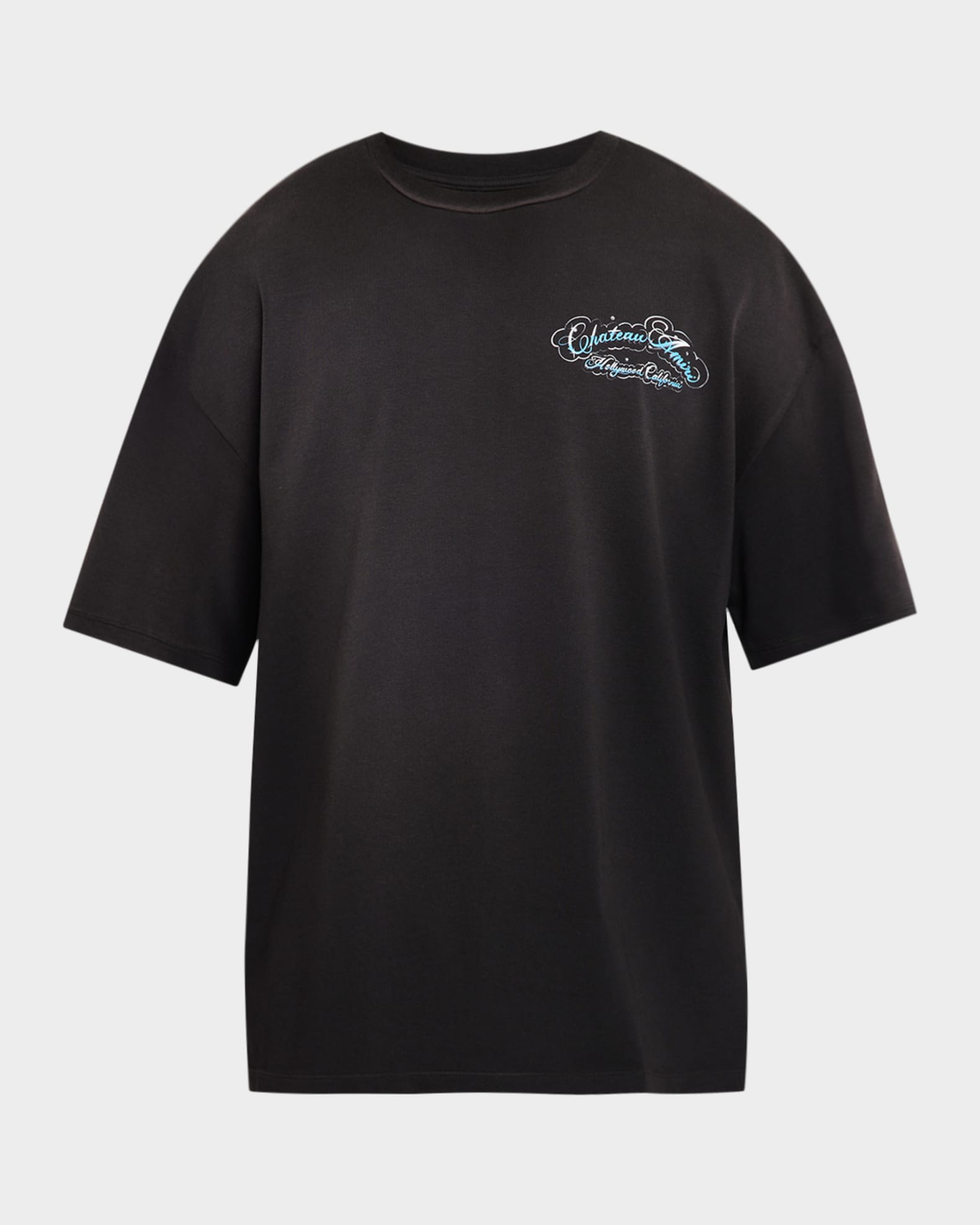 Amiri Men's Crystal-Print Chateau Amiri Cotton T-Shirt | Neiman Marcus