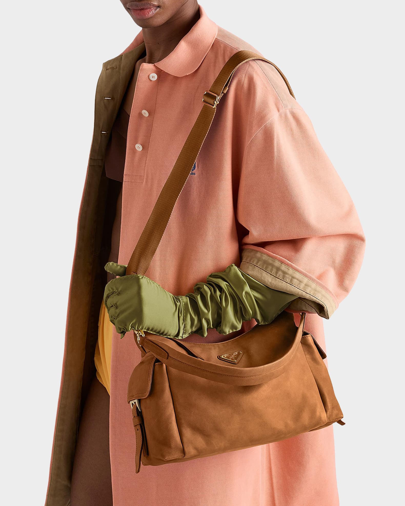 Prada Explore Large Nappa Leather Crossbody Bag | Neiman Marcus