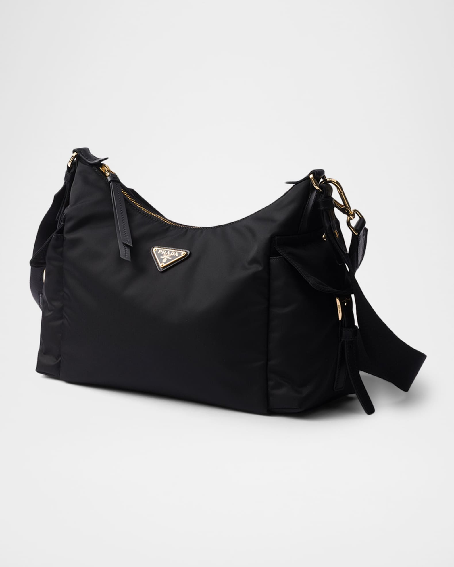 Prada Explore Large Re-Nylon & Leather Crossbody Bag | Neiman Marcus