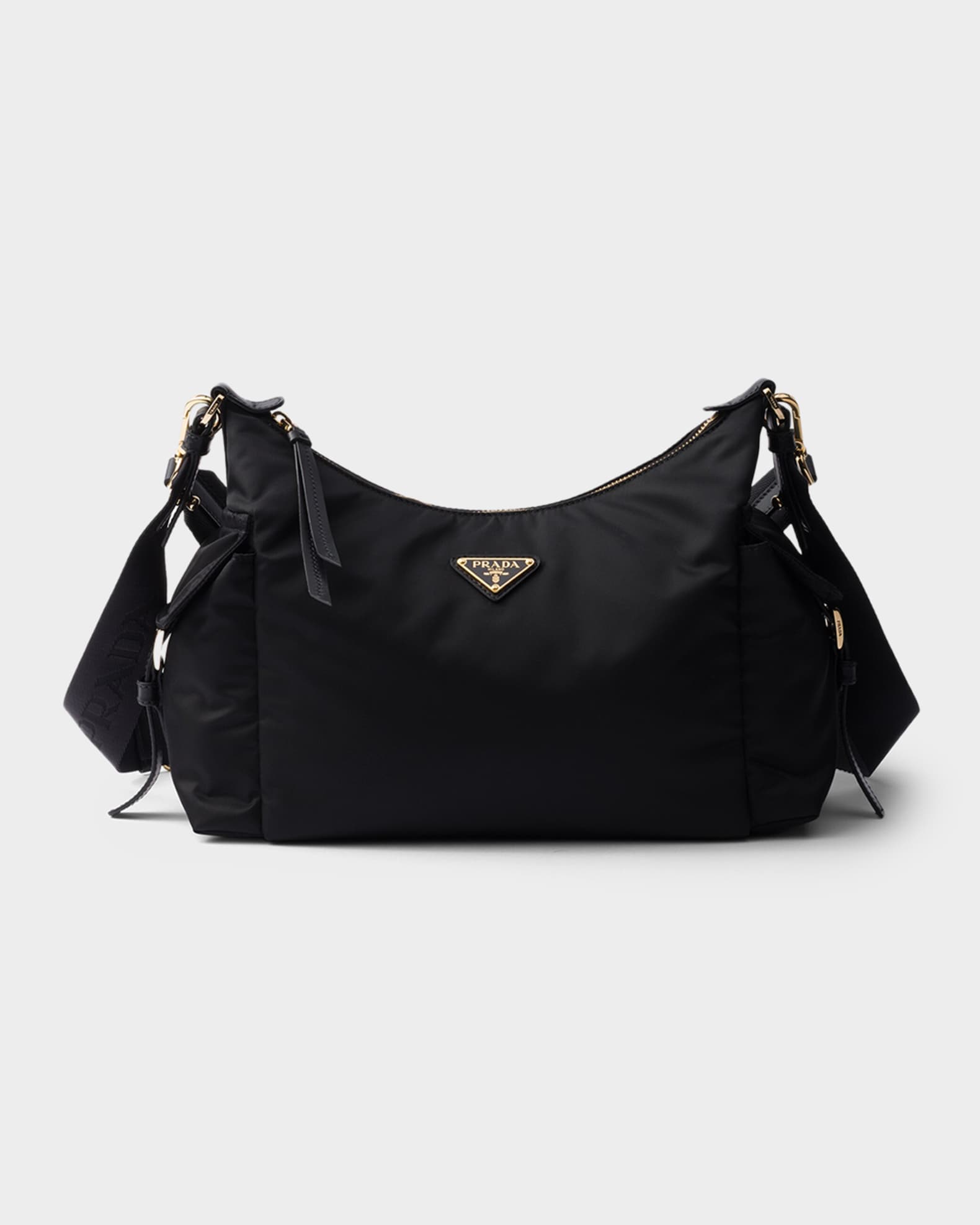 Prada Explore Large Re-Nylon & Leather Crossbody Bag | Neiman Marcus